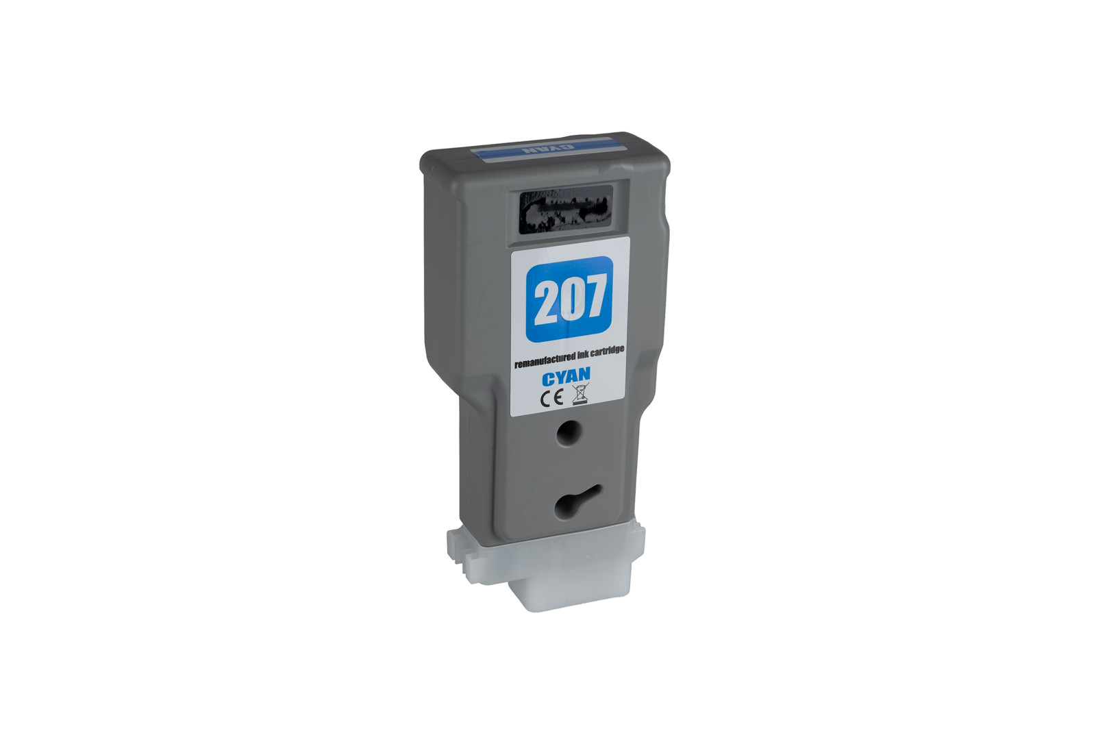 Felújított tintakazetta töltés 8790B001, PFI207C, 300ml a Canon nyomtatók számára (BULK)