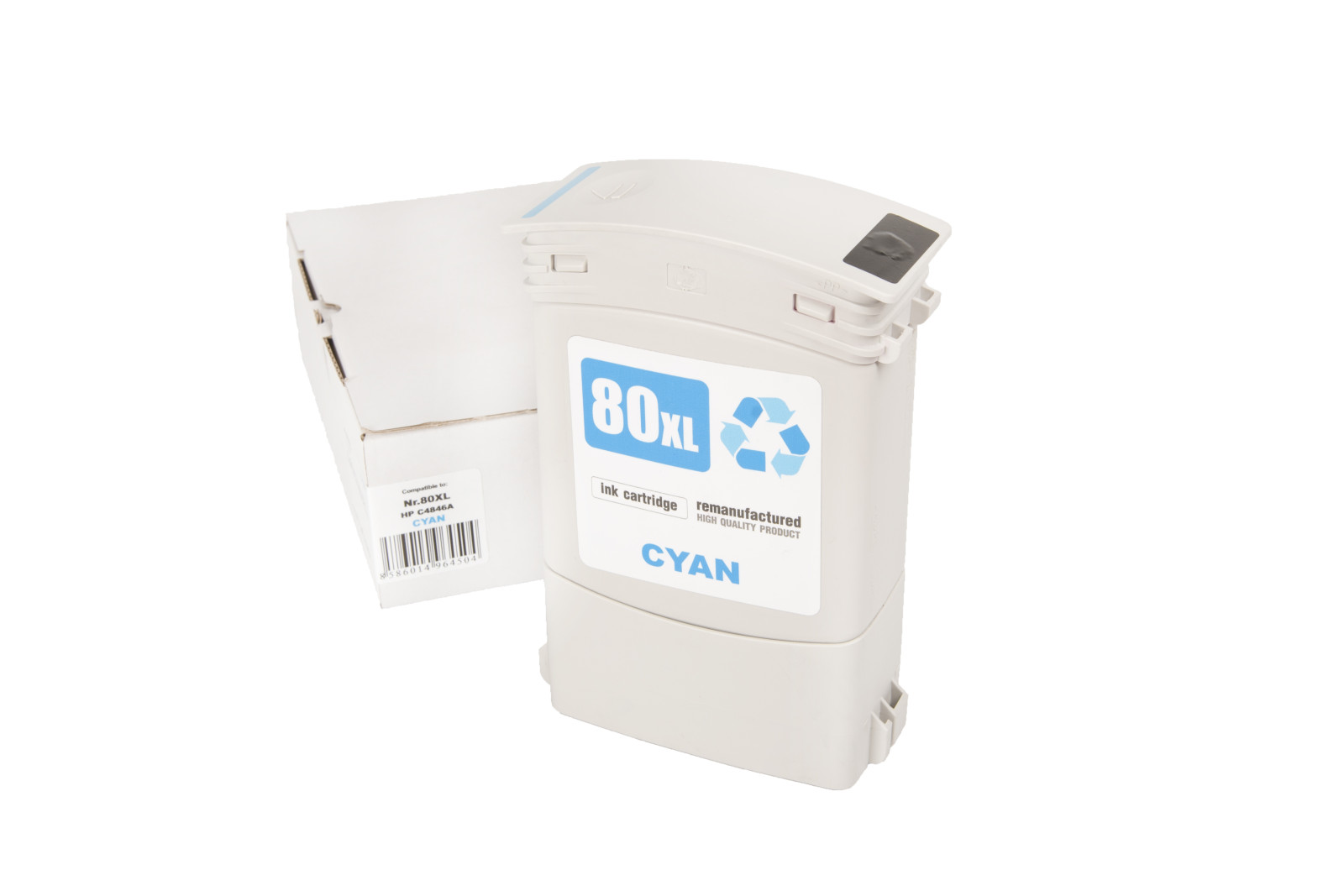 Felújított tintakazetta töltés C4846A, no.80, 350ml a HP nyomtatók számára (BULK)