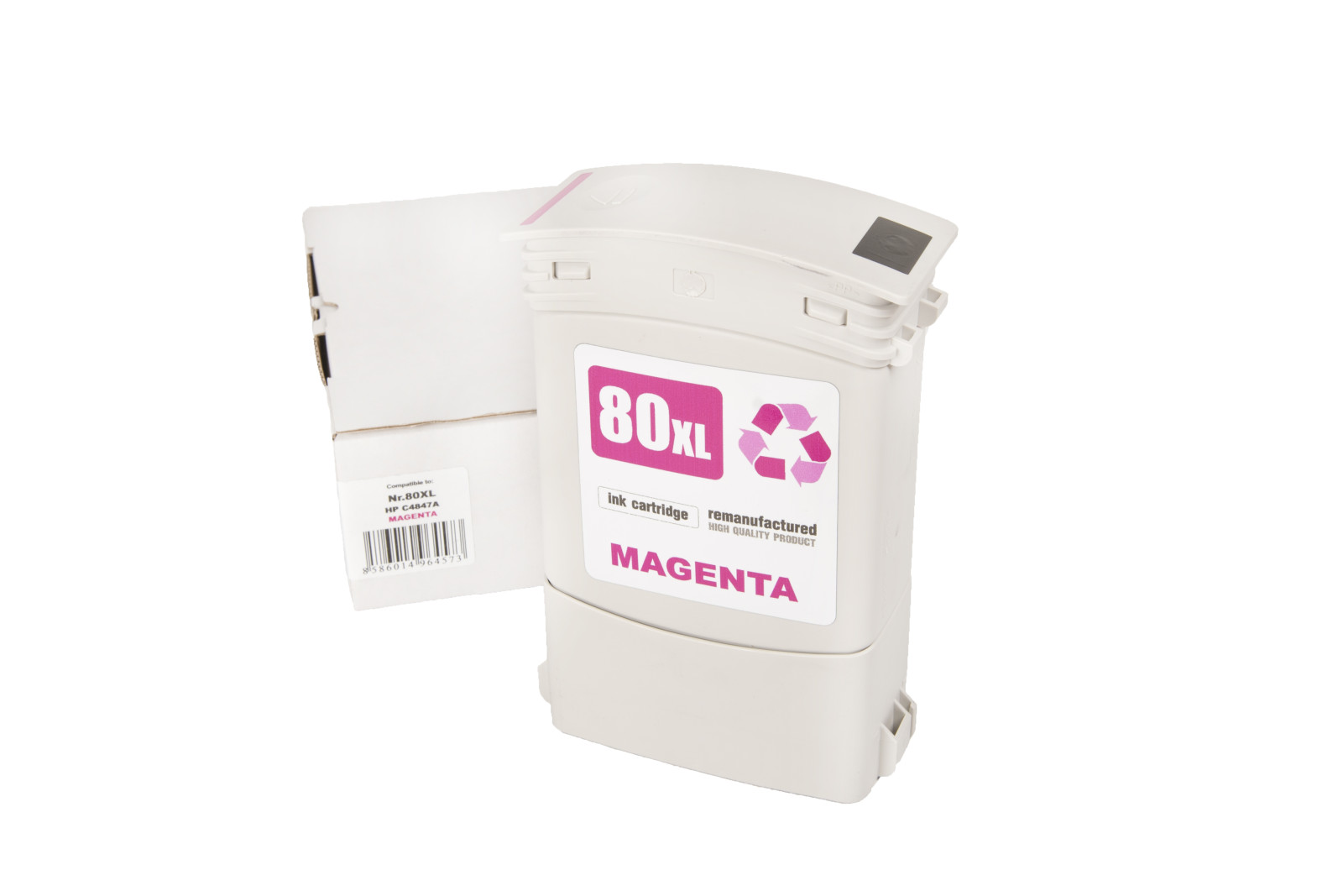 Felújított tintakazetta töltés C4847A, no.80, 350ml a HP nyomtatók számára (BULK)