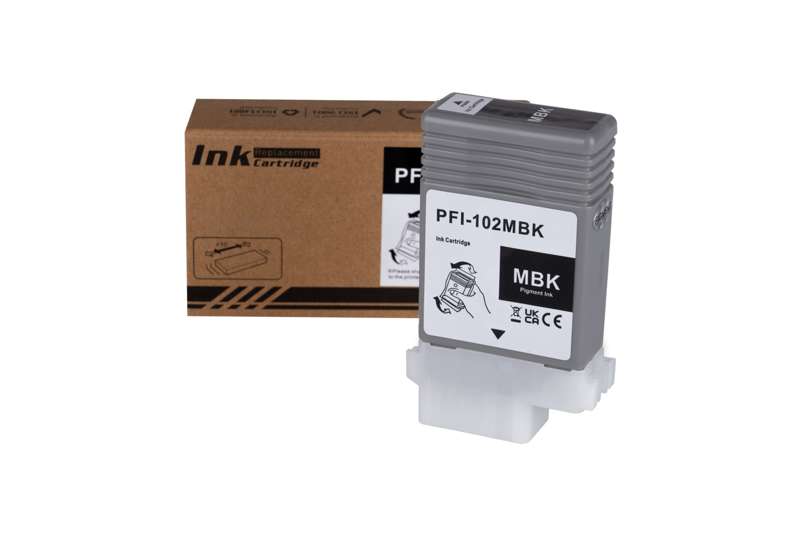 Kompatibilis tintakazetta töltés 0894B001, PFI102MBK, 130ml a Canon nyomtatók számára (ORINK BULK), matte