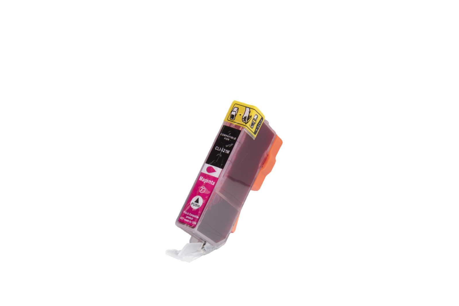 Kompatibilis tintakazetta töltés 2935B001, CLI521M, 11ml a Canon nyomtatók számára (BULK)