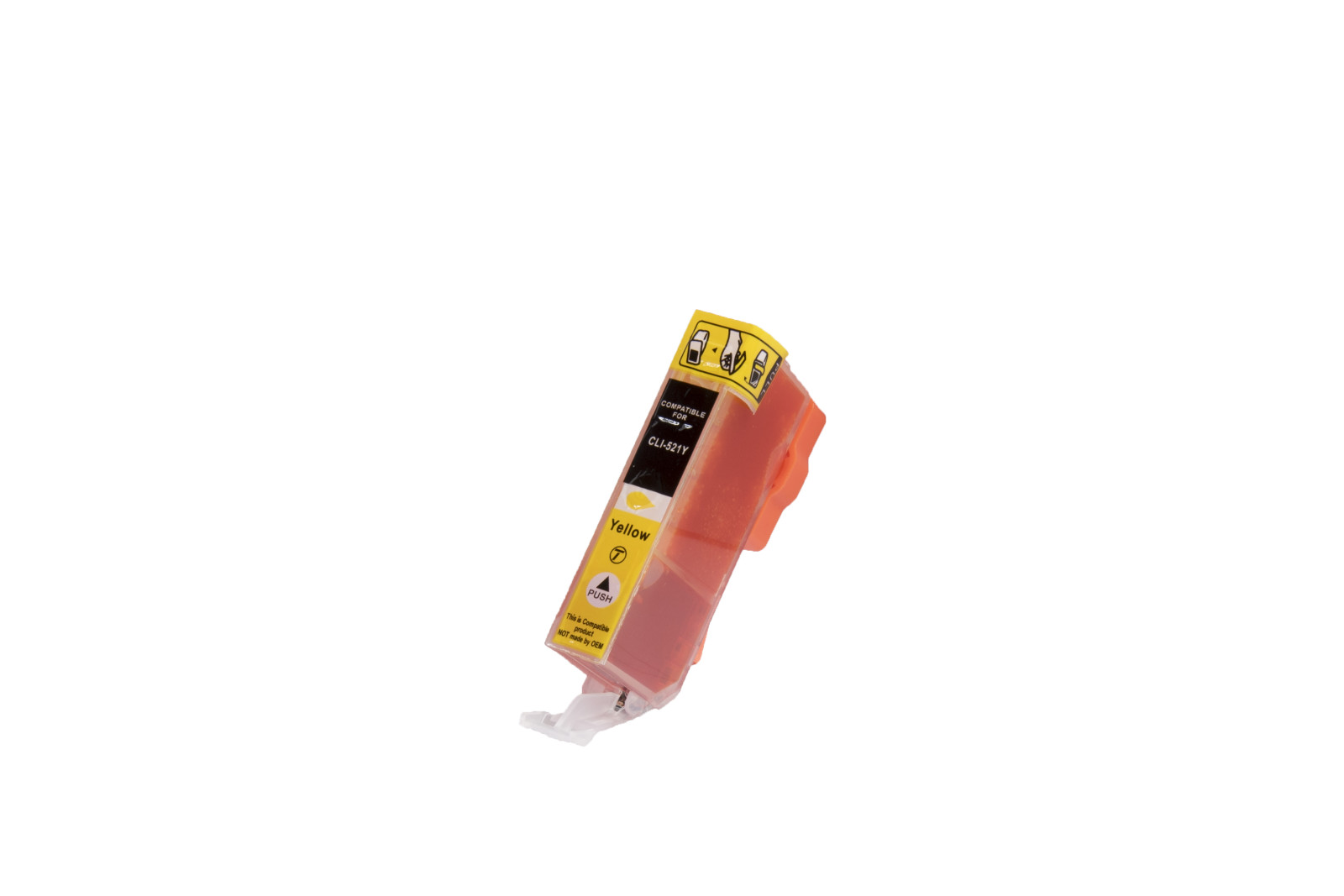 Kompatibilis tintakazetta töltés 2936B001, CLI521Y, 11ml a Canon nyomtatók számára (BULK)