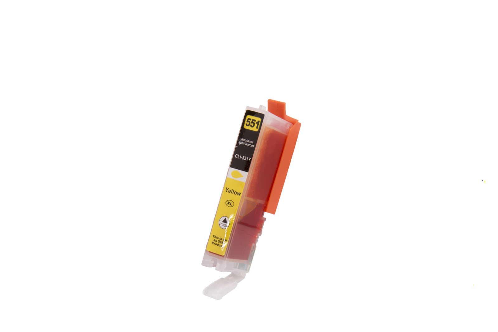Kompatibilis tintakazetta töltés 6446B001, CLI551YXL, 12ml a Canon nyomtatók számára (BULK)