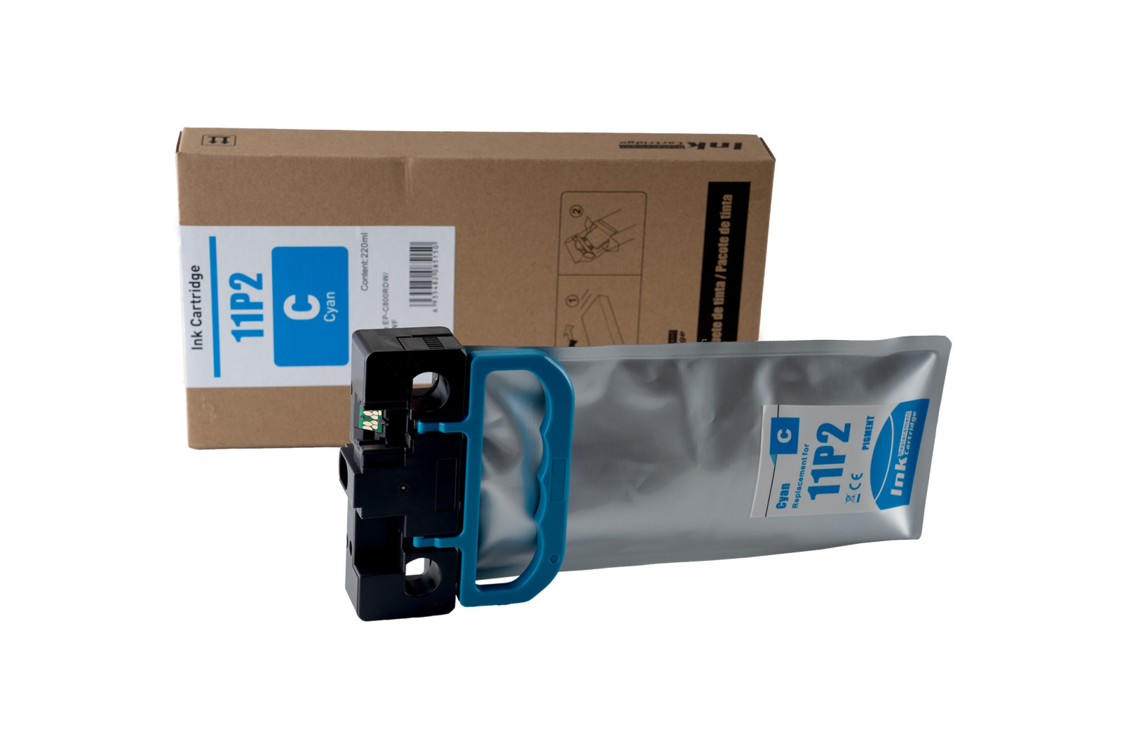 Kompatibilis tintakazetta töltés C13T11P240, XXL, PIGMENT, 220ml a Epson nyomtatók számára (ORINK BULK)
