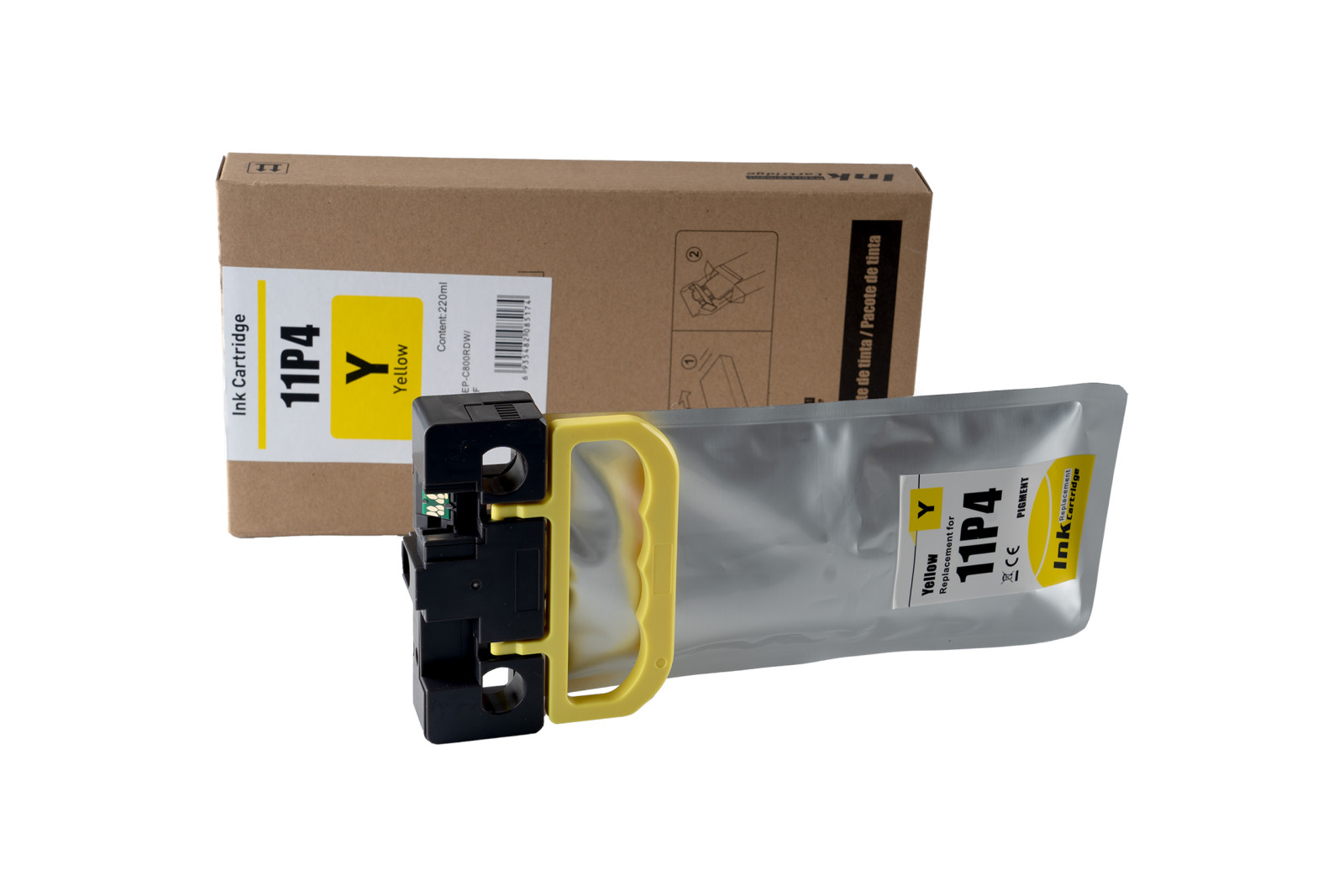 Kompatibilis tintakazetta töltés C13T11P440, XXL, PIGMENT, 220ml a Epson nyomtatók számára (BULK)