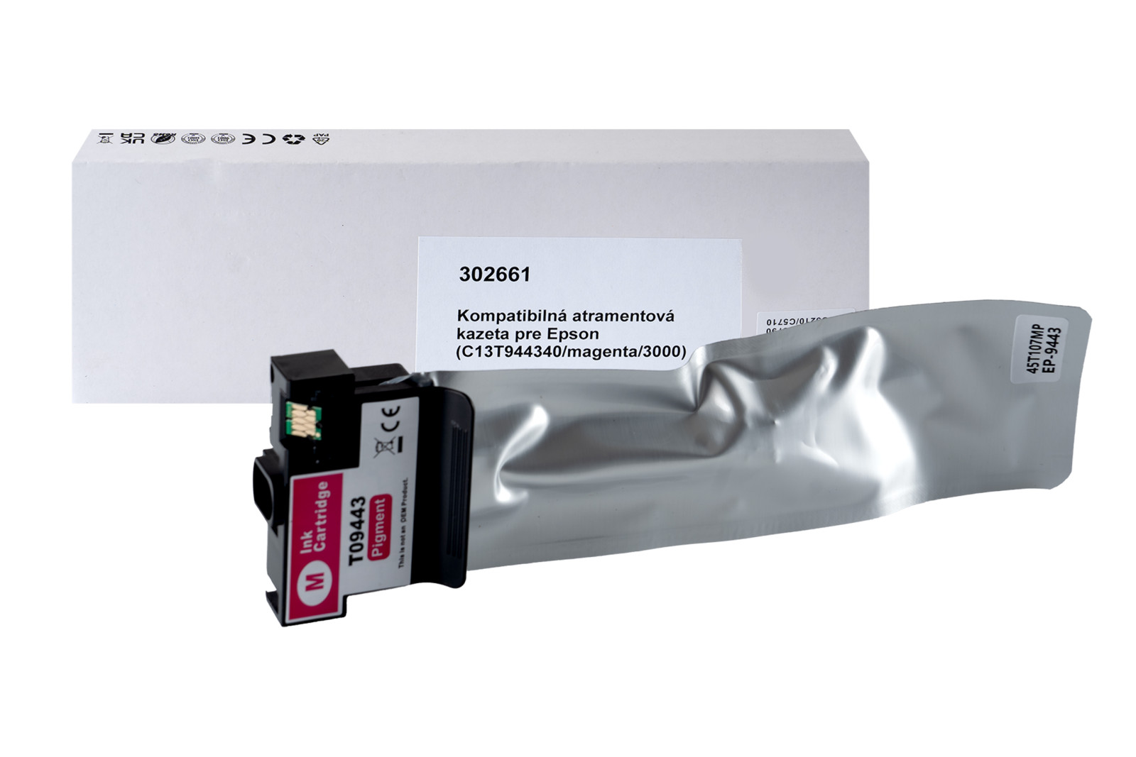 Kompatibilis tintakazetta töltés C13T944340, T9443, 3000 lap a Epson nyomtatók számára (BULK)