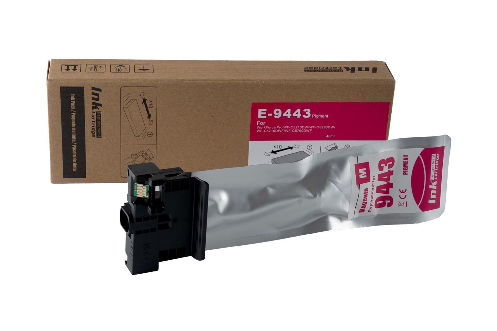 Kompatibilis tintakazetta töltés C13T944340, T9443, 3000 lap a Epson nyomtatók számára (ORINK BULK)