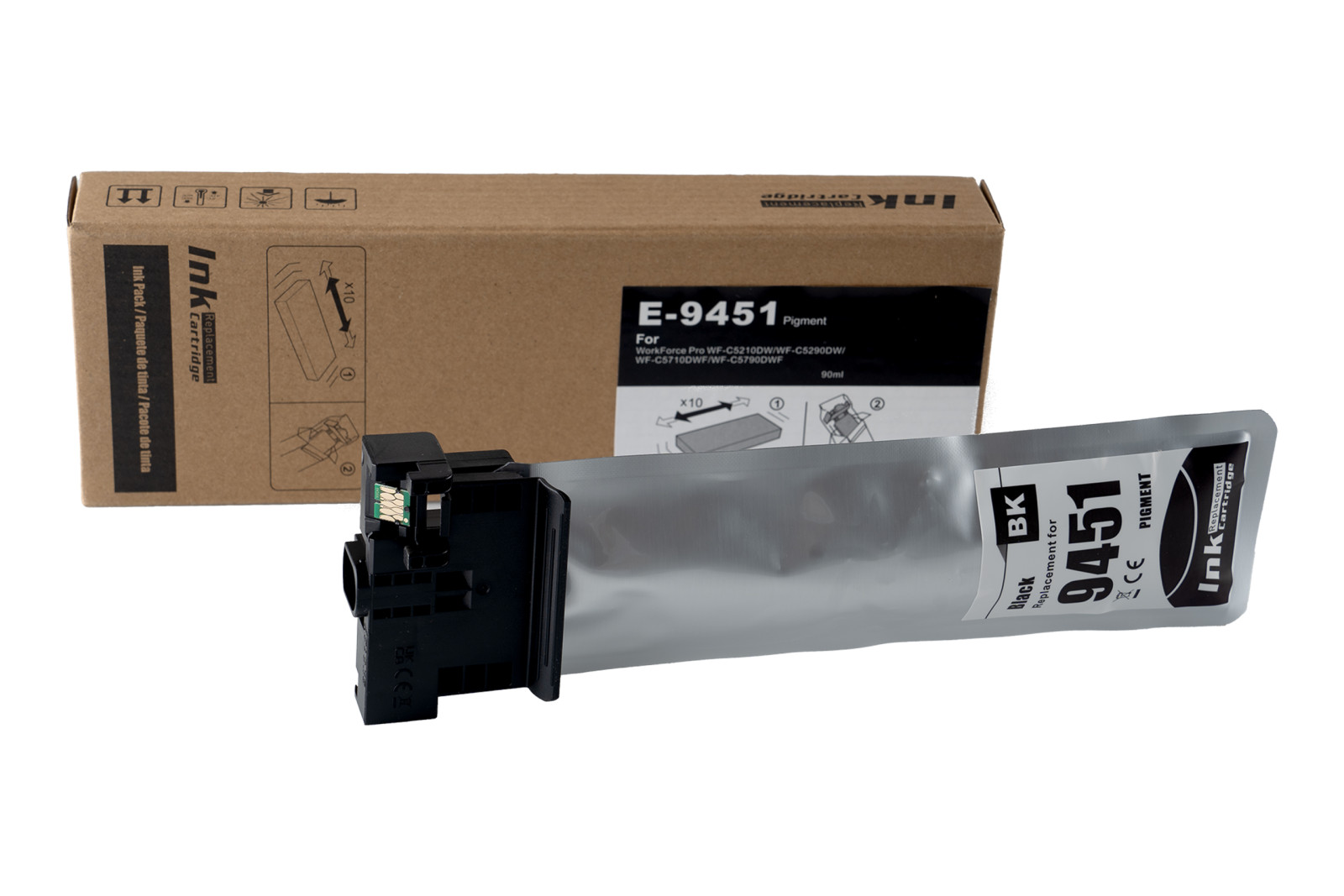 Kompatibilis tintakazetta töltés C13T945140, T9451, 90ml a Epson nyomtatók számára (ORINK BULK)