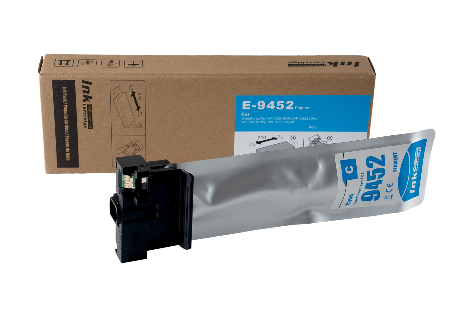 Kompatibilis tintakazetta töltés C13T945240, T9452, 60ml a Epson nyomtatók számára (ORINK BULK)