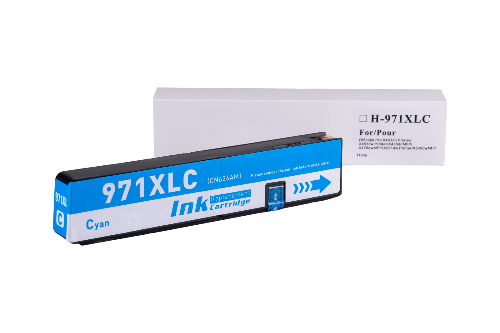 Kompatibilis tintakazetta töltés CN626AE, no.971XL, 110ml a HP nyomtatók számára (ORINK BULK)