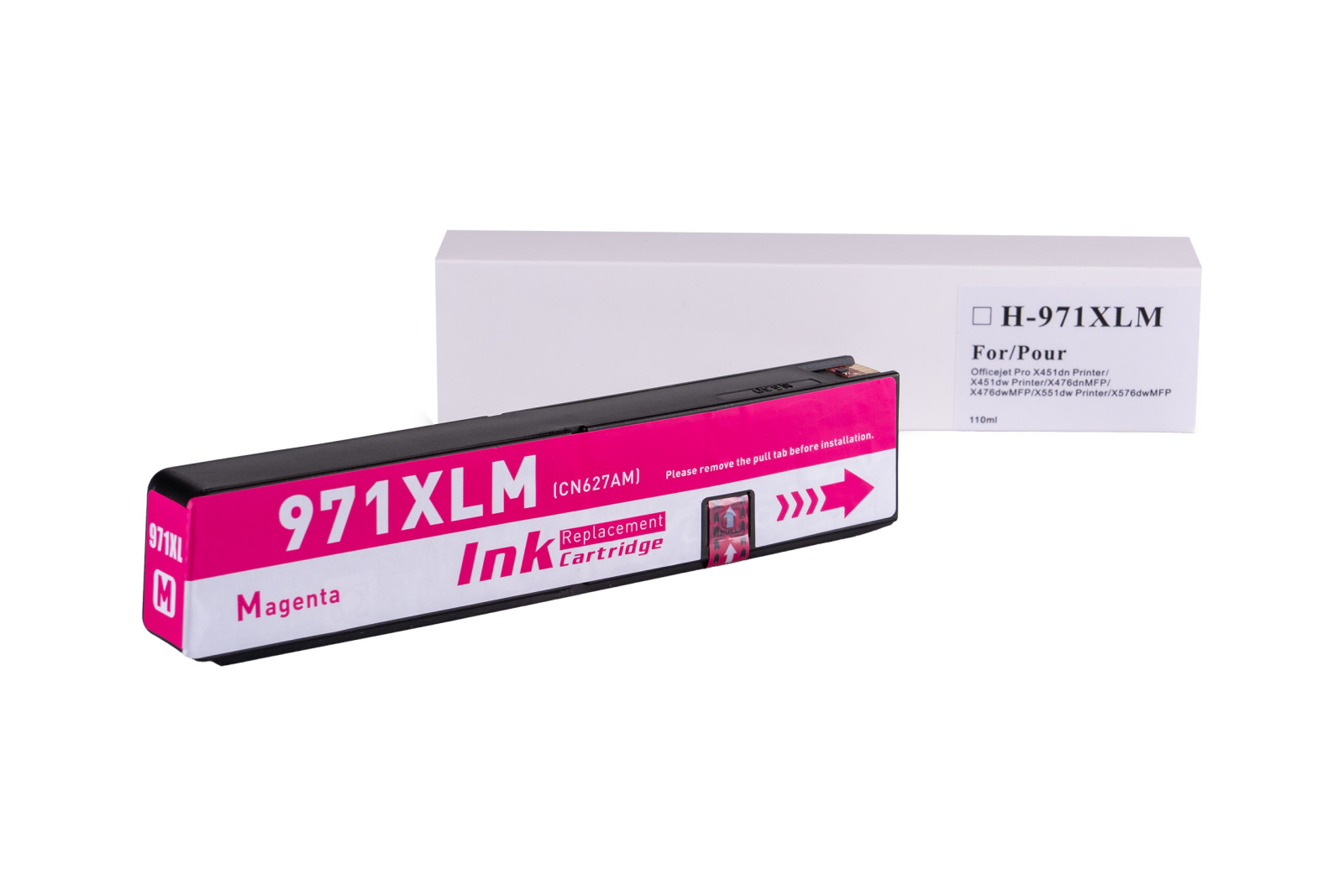 Kompatibilis tintakazetta töltés CN627AE, no.971XL, 110ml a HP nyomtatók számára (ORINK BULK)