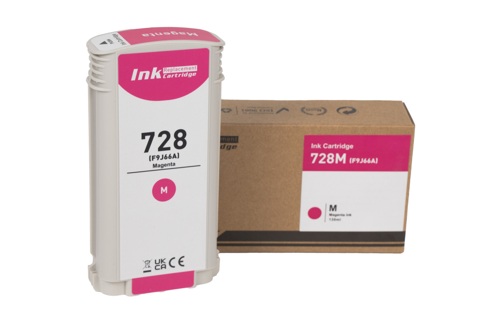 Kompatibilis tintakazetta töltés F9J66A, no.728 M, 130ml a HP nyomtatók számára (ORINK BULK)