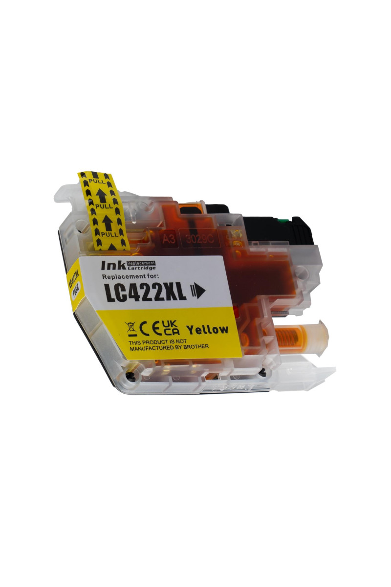 Kompatibilis tintakazetta töltés LC422XLY, pigment, 19ml a Brother nyomtatók számára (ORINK BULK)