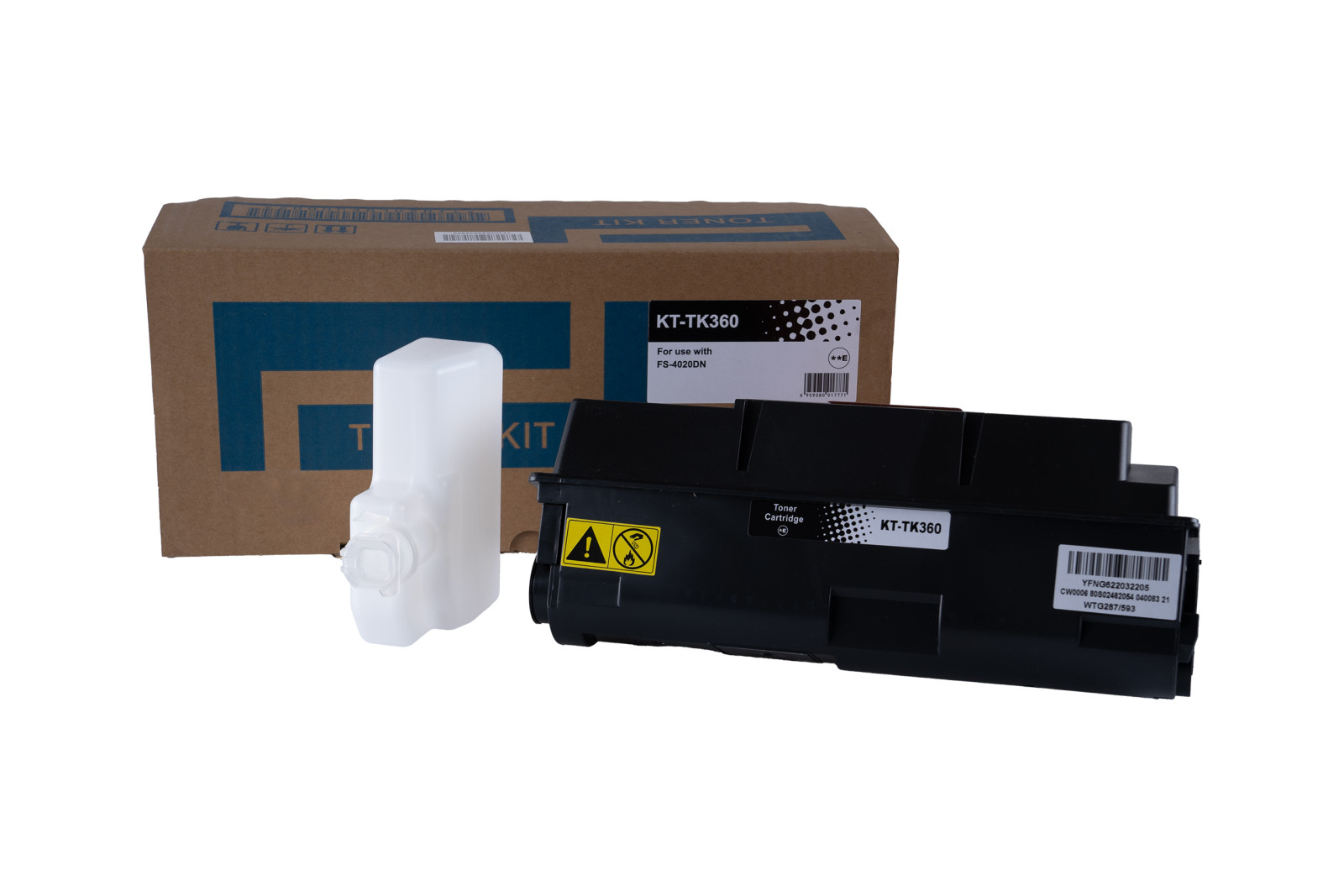 Kompatibilis tonerkazetta töltés 1T02J20EU0001, TK360, 20000 lap a Kyocera nyomtatók számára