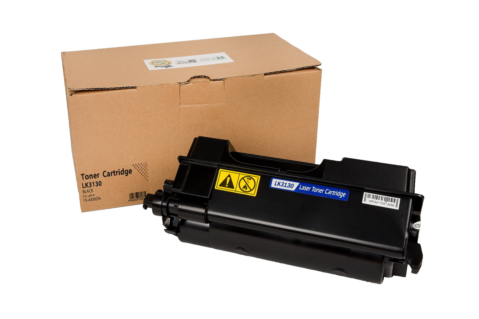 Kompatibilis tonerkazetta töltés 1T02LV0NL0, TK3130, 25000 lap a Kyocera nyomtatók számára (Orink white box)