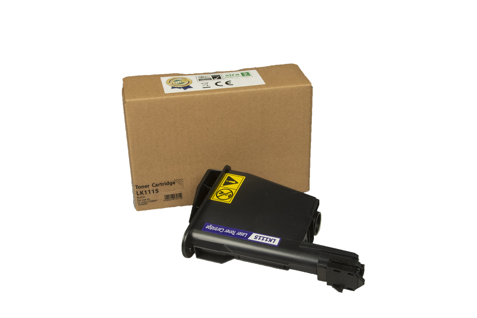 Kompatibilis tonerkazetta töltés 1T02M50NL0, TK1115, 1600 lap a Kyocera nyomtatók számára (Orink white box)