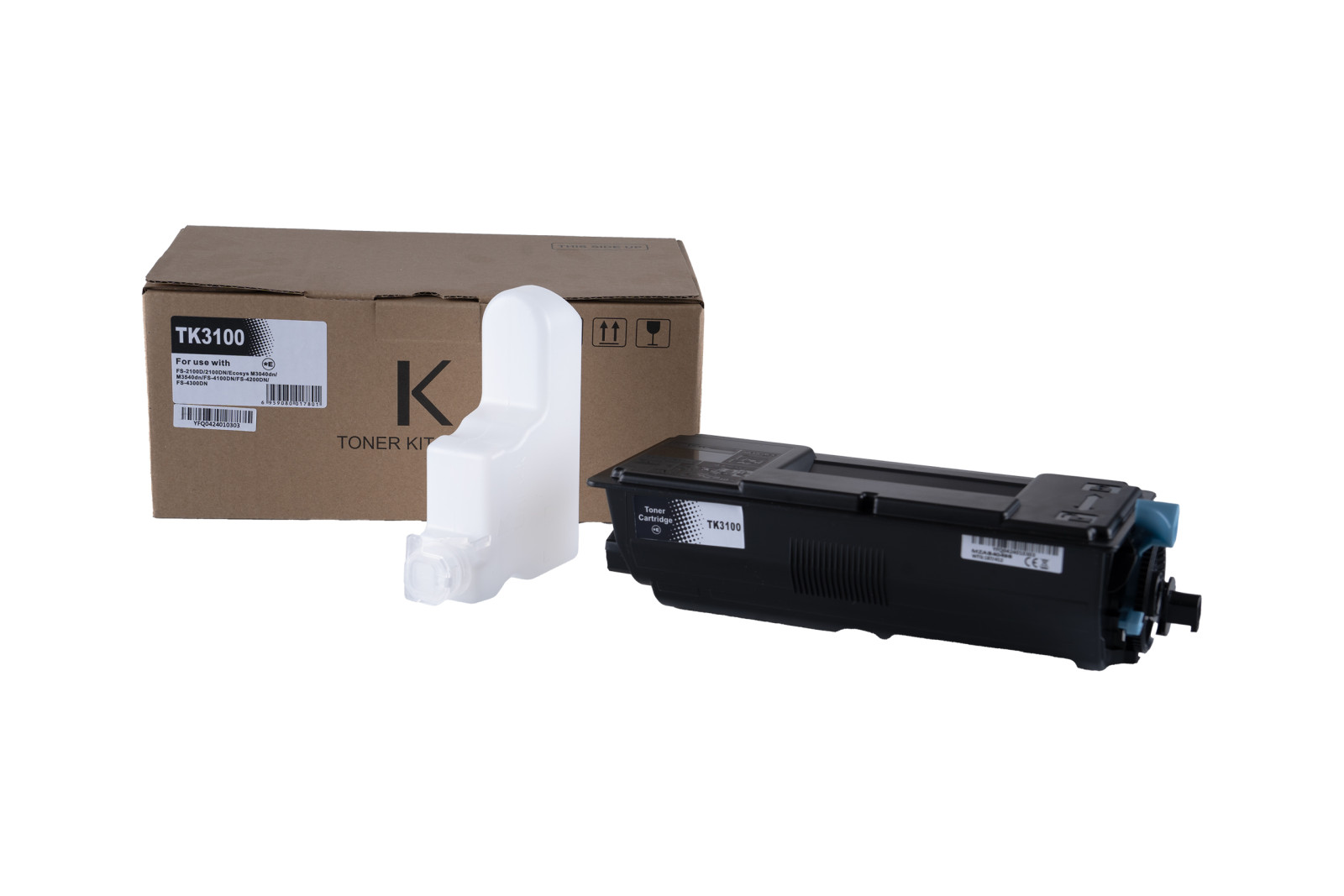 Kompatibilis tonerkazetta töltés 1T02MS0NL0, TK3100, 12500 lap a Kyocera nyomtatók számára