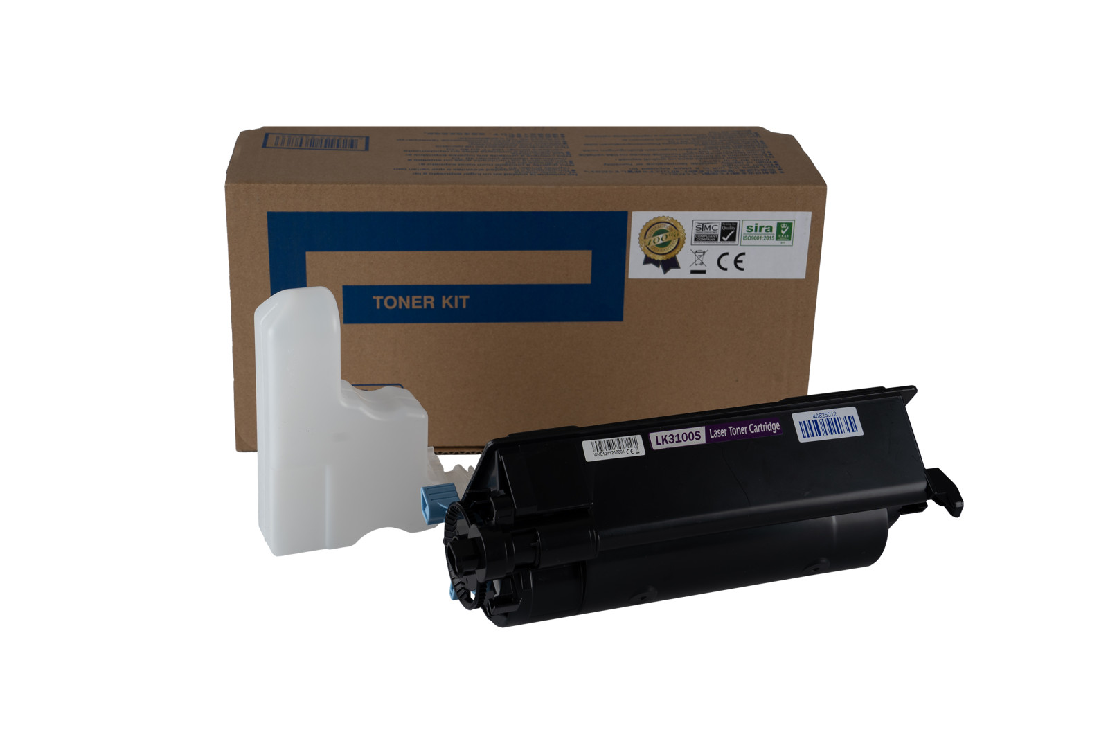 Kompatibilis tonerkazetta töltés 1T02MS0NL0, TK3100, 12500 lap a Kyocera nyomtatók számára (Orink white box)
