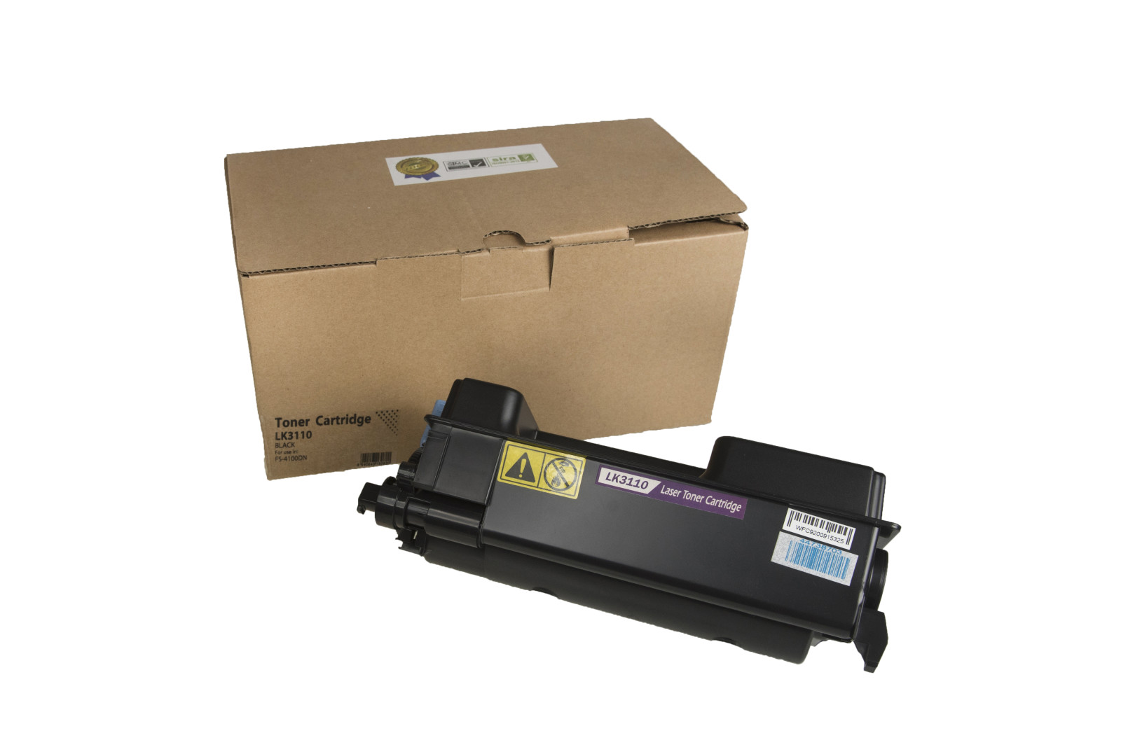 Kompatibilis tonerkazetta töltés 1T02MT0NL0, TK3110, 15500 lap a Kyocera nyomtatók számára (Orink White Box)