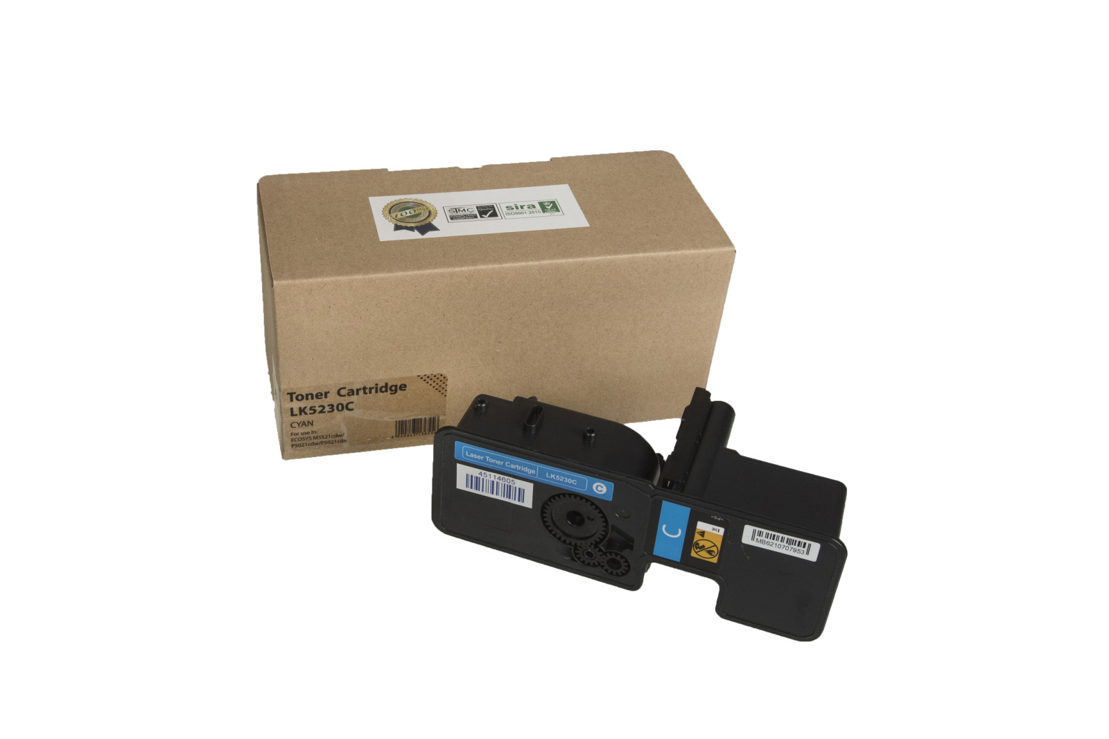 Kompatibilis tonerkazetta töltés 1T02R9CNL0, TK5230C, 2200 lap a Kyocera nyomtatók számára (Orink white box)