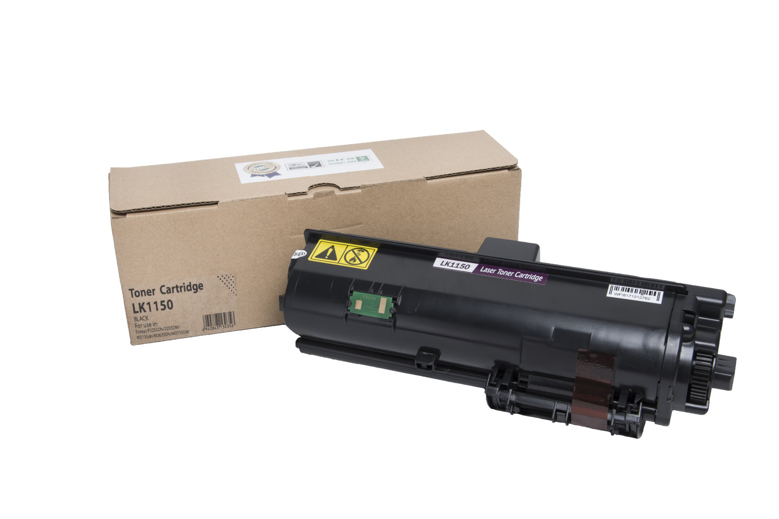 Kompatibilis tonerkazetta töltés 1T02RT0NL0, TK1150, 3000 lap a Kyocera nyomtatók számára (Orink white box)