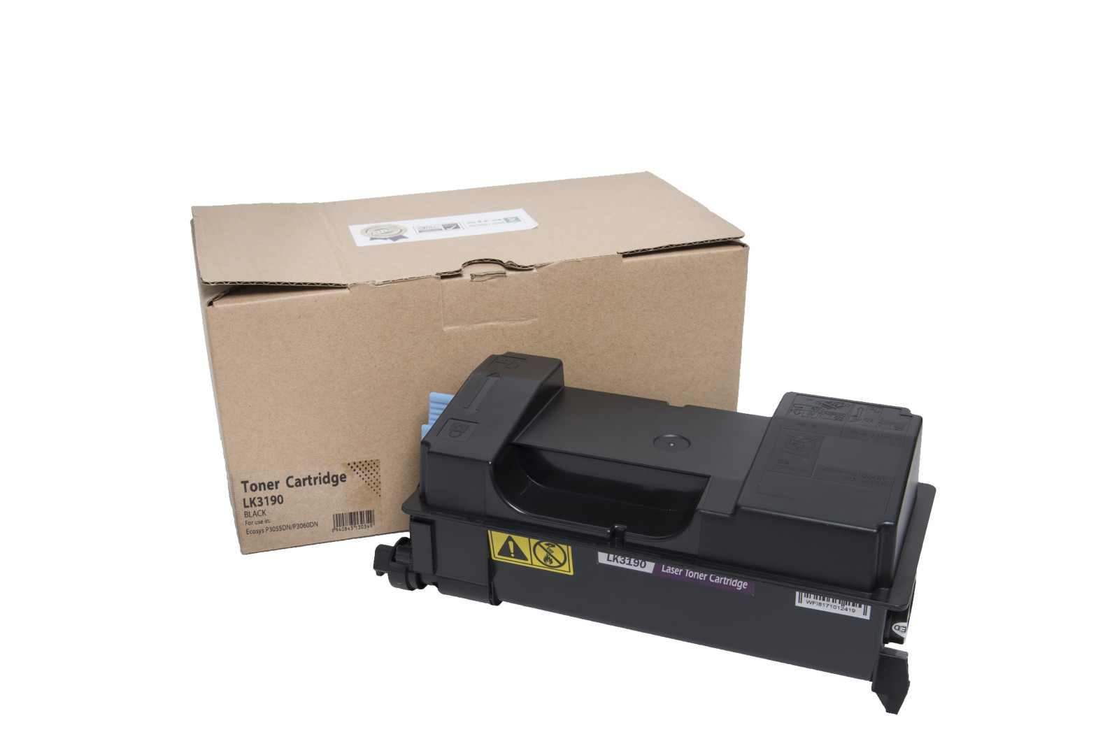 Kompatibilis tonerkazetta töltés 1T02T60NL0, TK3190, 25000 lap a Kyocera nyomtatók számára (Orink white box)
