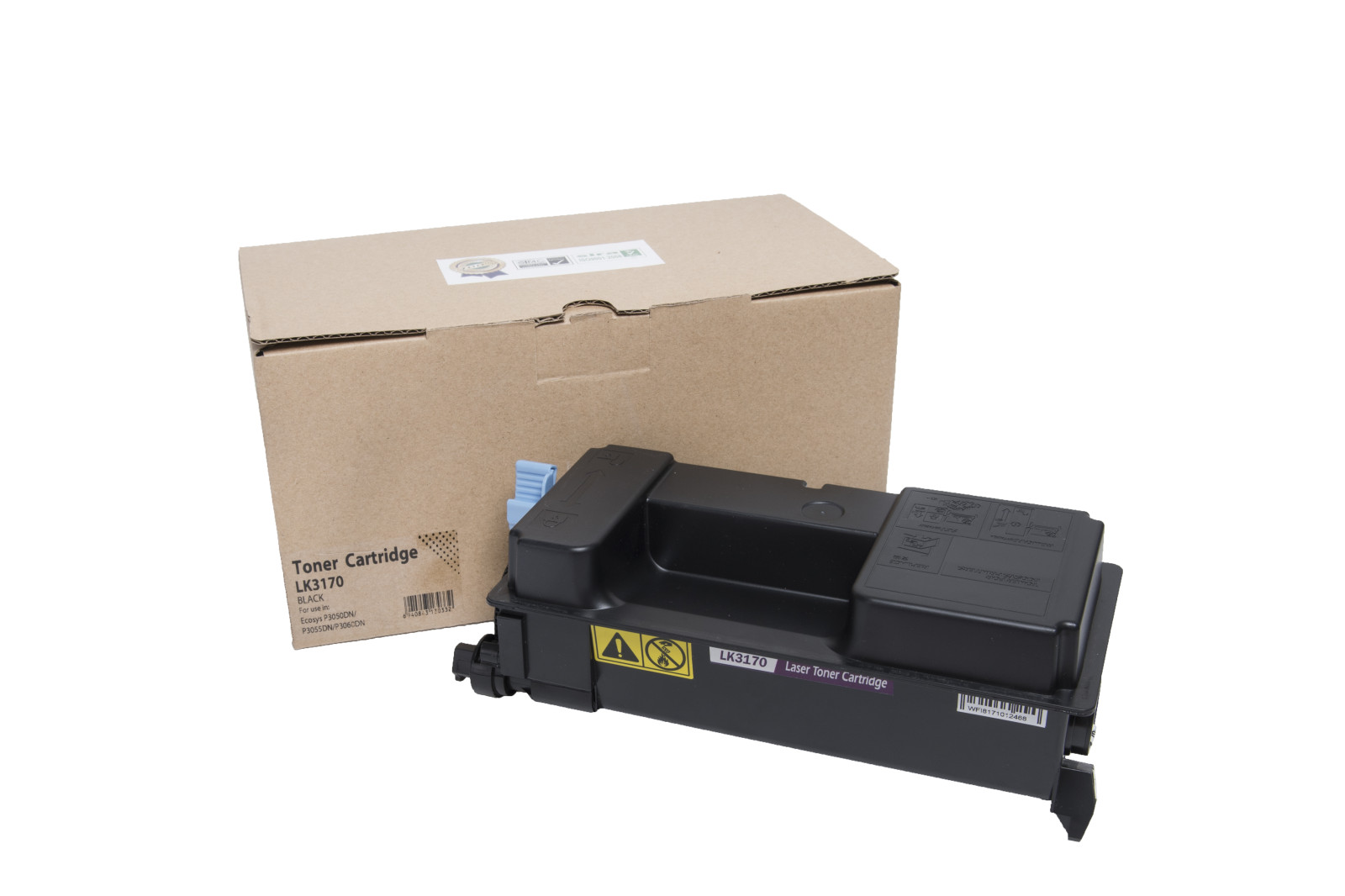 Kompatibilis tonerkazetta töltés 1T02T80NL0, TK3170, 15500 lap a Kyocera nyomtatók számára (Orink white box)