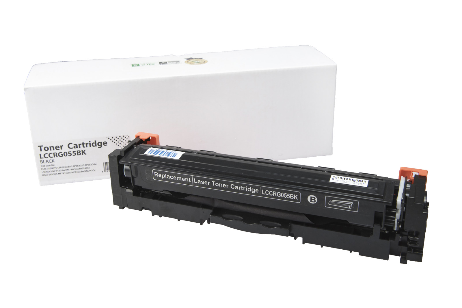Kompatibilis tonerkazetta töltés 3016C002, CRG055BK, OEM CHIP, 2300 lap a Canon nyomtatók számára (Orink white box)