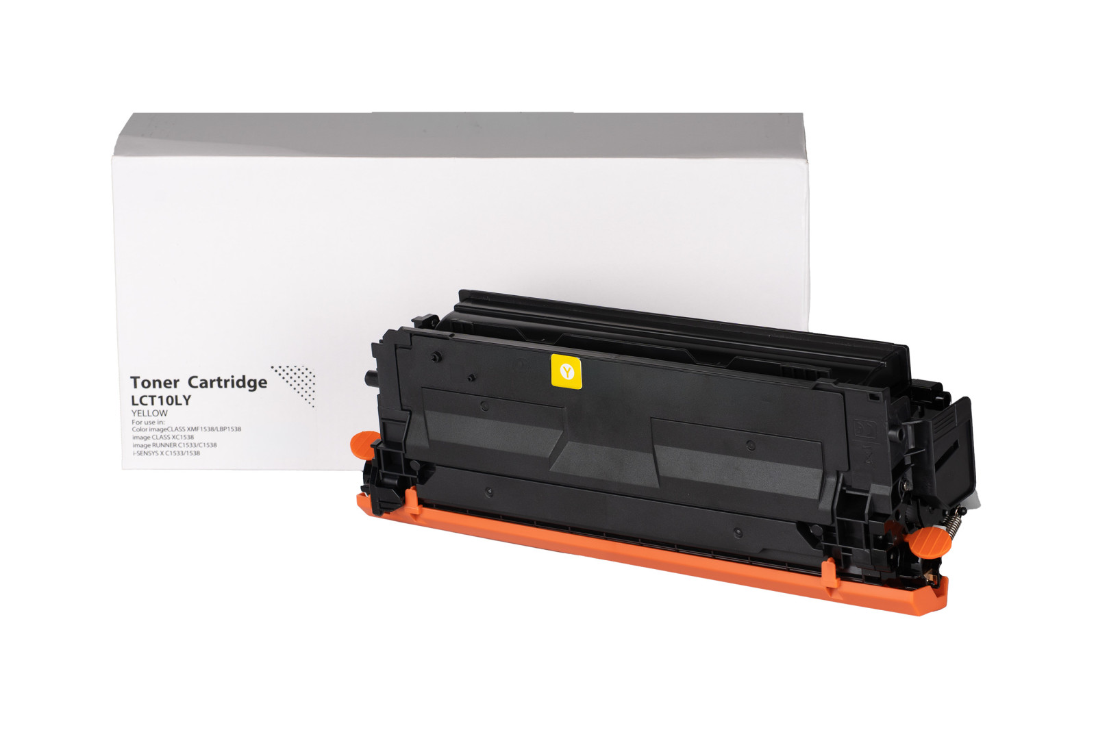 Kompatibilis tonerkazetta töltés 4802C001, T10L Y, 5000 lap a Canon nyomtatók számára (ORINK white box)