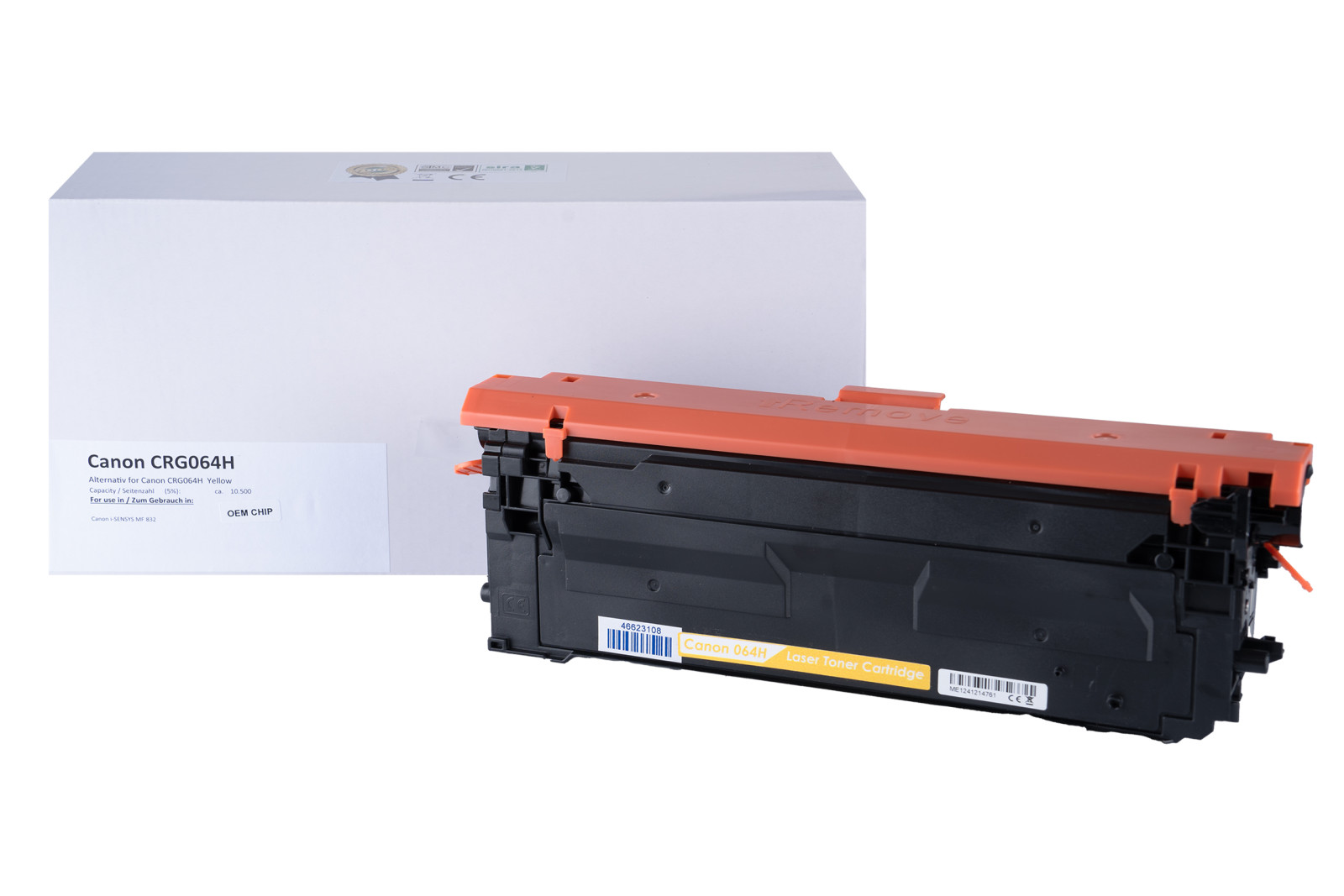Kompatibilis tonerkazetta töltés 4932C001, CRG064HY, OEM CHIP, 10500 lap a Canon nyomtatók számára