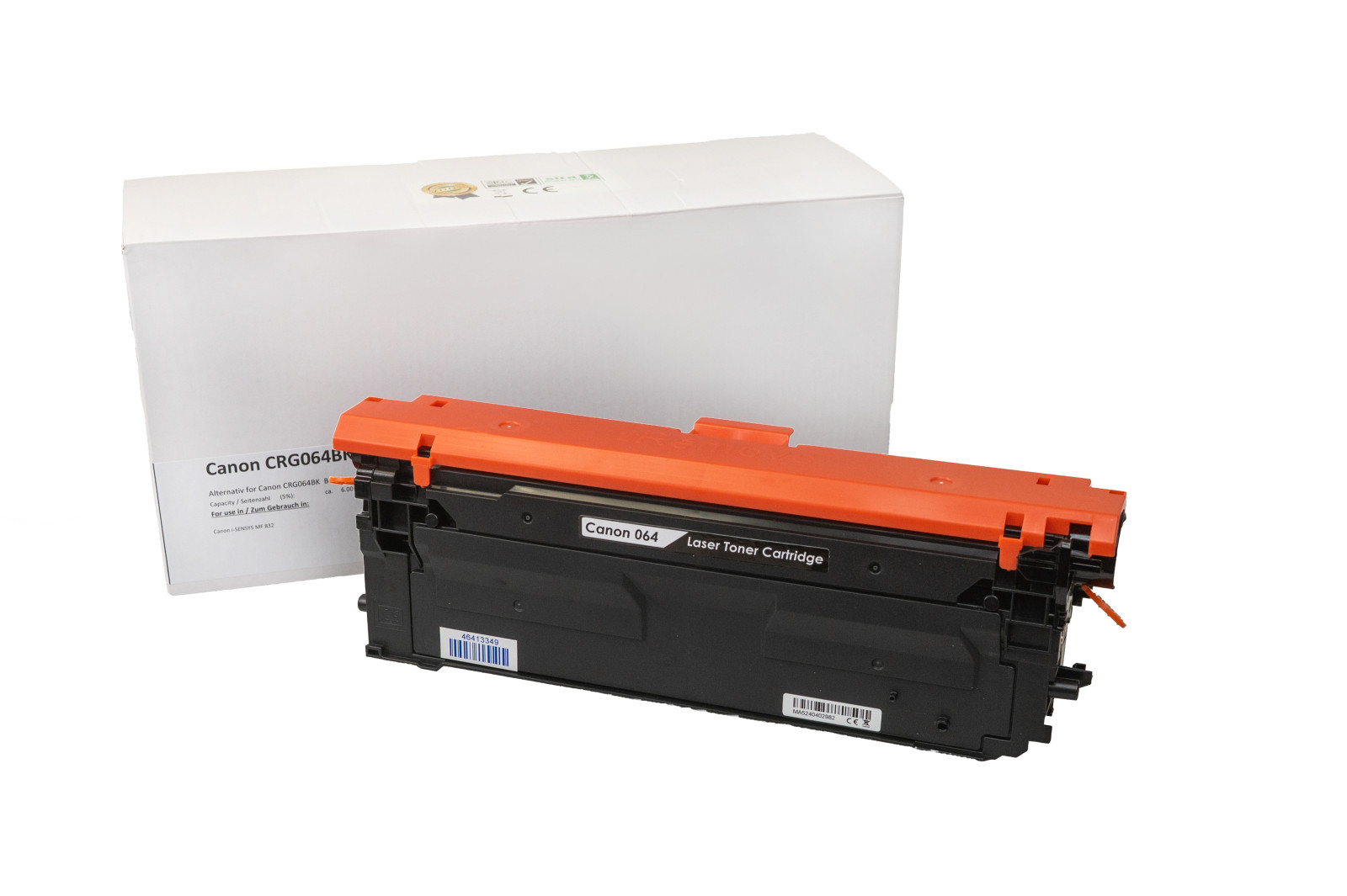 Kompatibilis tonerkazetta töltés 4937C001, CRG064BK, OEM CHIP, 6000 lap a Canon nyomtatók számára
