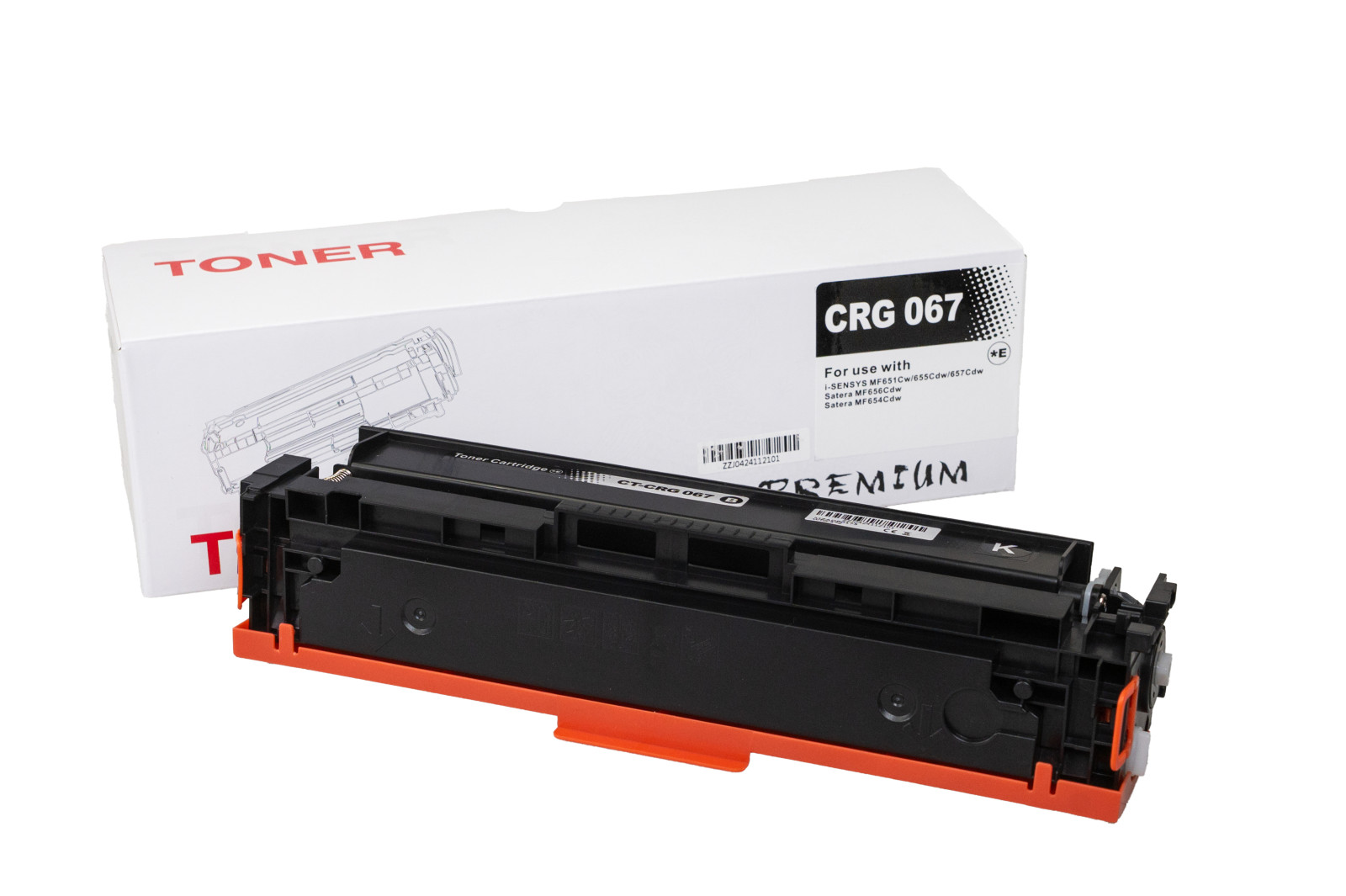 Kompatibilis tonerkazetta töltés 5102C002, CRG067BK, 1350 lap a Canon nyomtatók számára