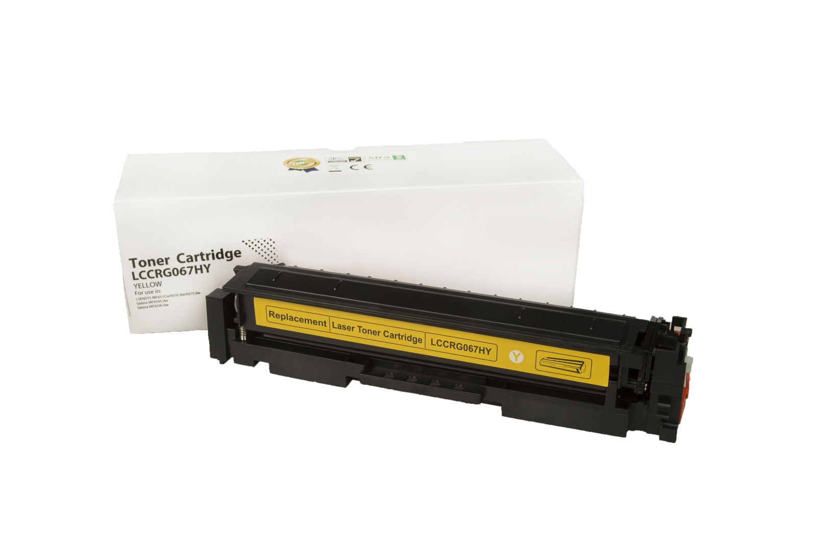 Kompatibilis tonerkazetta töltés 5103C002, CRG067HY, 2350 lap a Canon nyomtatók számára (Orink White Box)