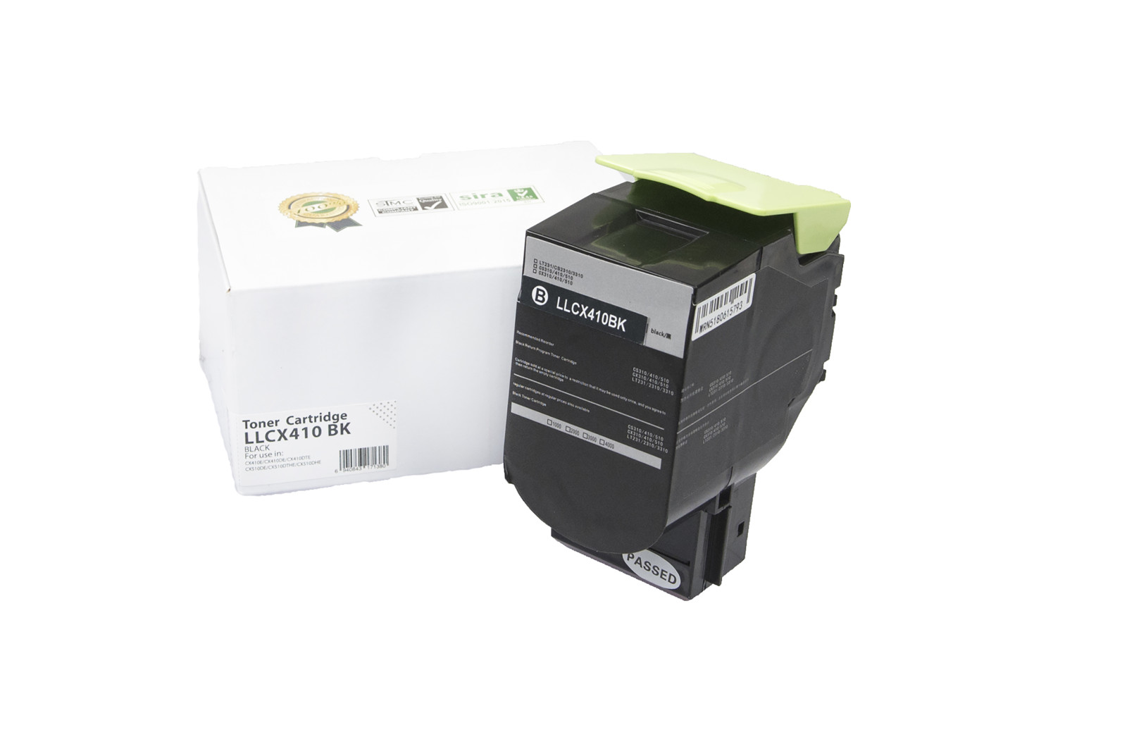Kompatibilis tonerkazetta töltés 80C2HK0, 802HK, 4000 lap a Lexmark nyomtatók számára (Orink white box)