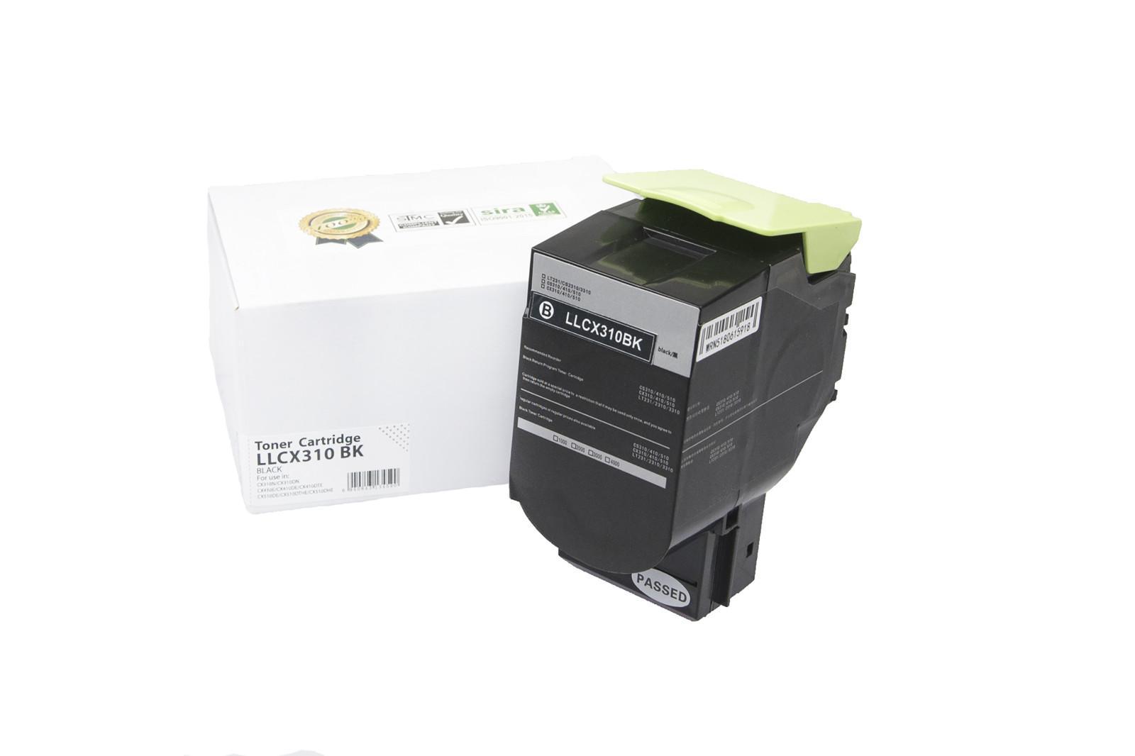 Kompatibilis tonerkazetta töltés 80C2SK0, 802SK, 2500 lap a Lexmark nyomtatók számára (Orink white box)