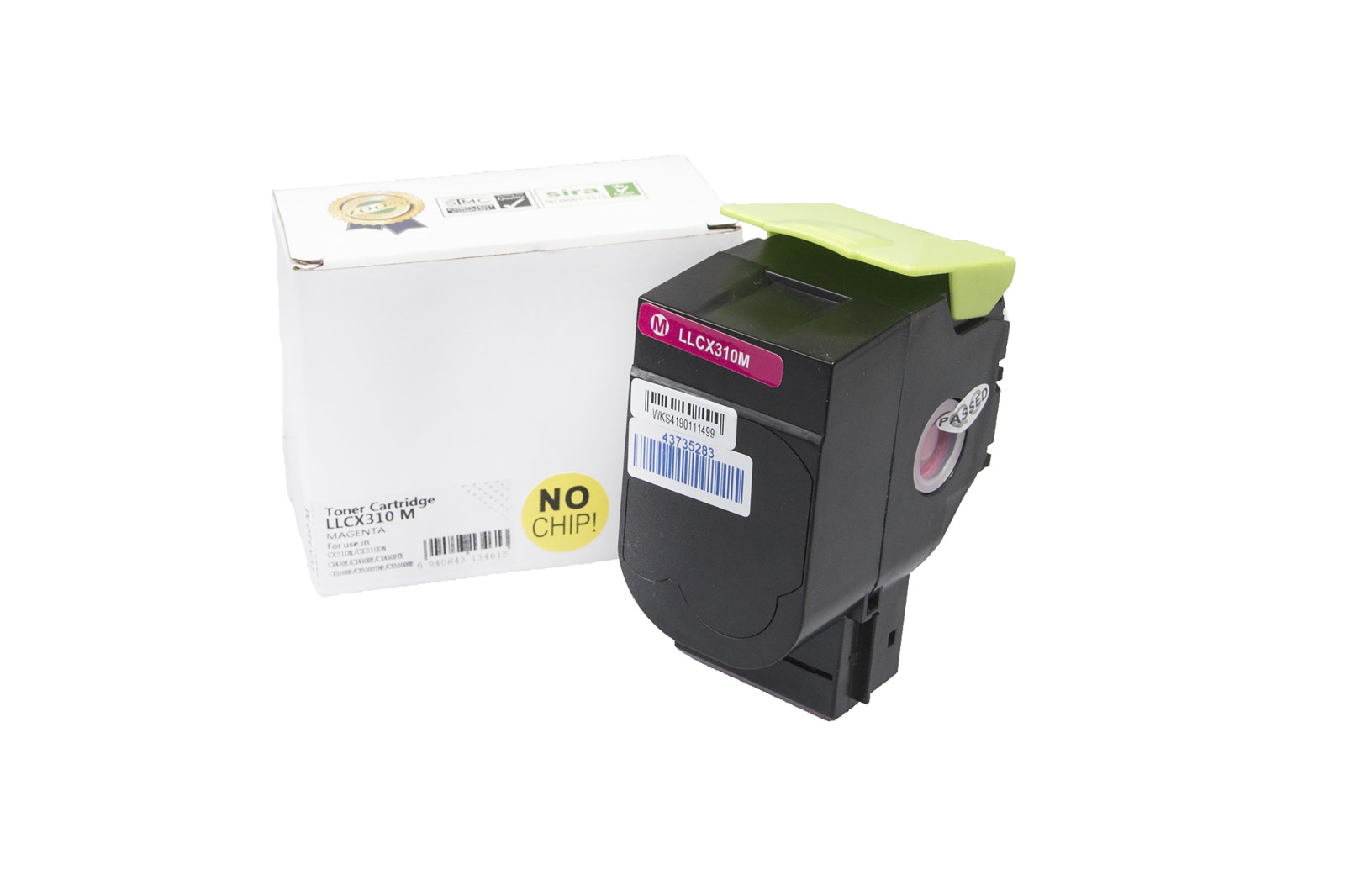 Kompatibilis tonerkazetta töltés 80C2SM0, 802SM, WITHOUT CHIP, 2000 lap a Lexmark nyomtatók számára (Orink white box)