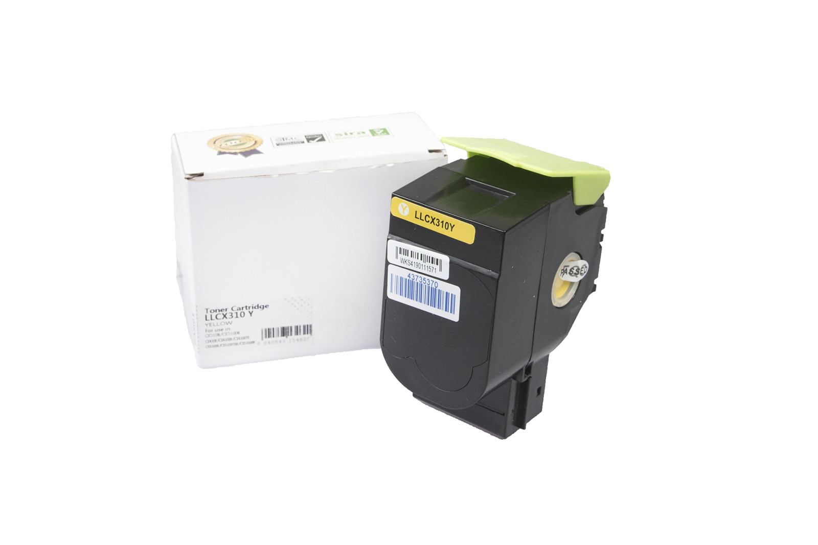 Kompatibilis tonerkazetta töltés 80C2SY0, 802SY, 2000 lap a Lexmark nyomtatók számára (Orink white box)