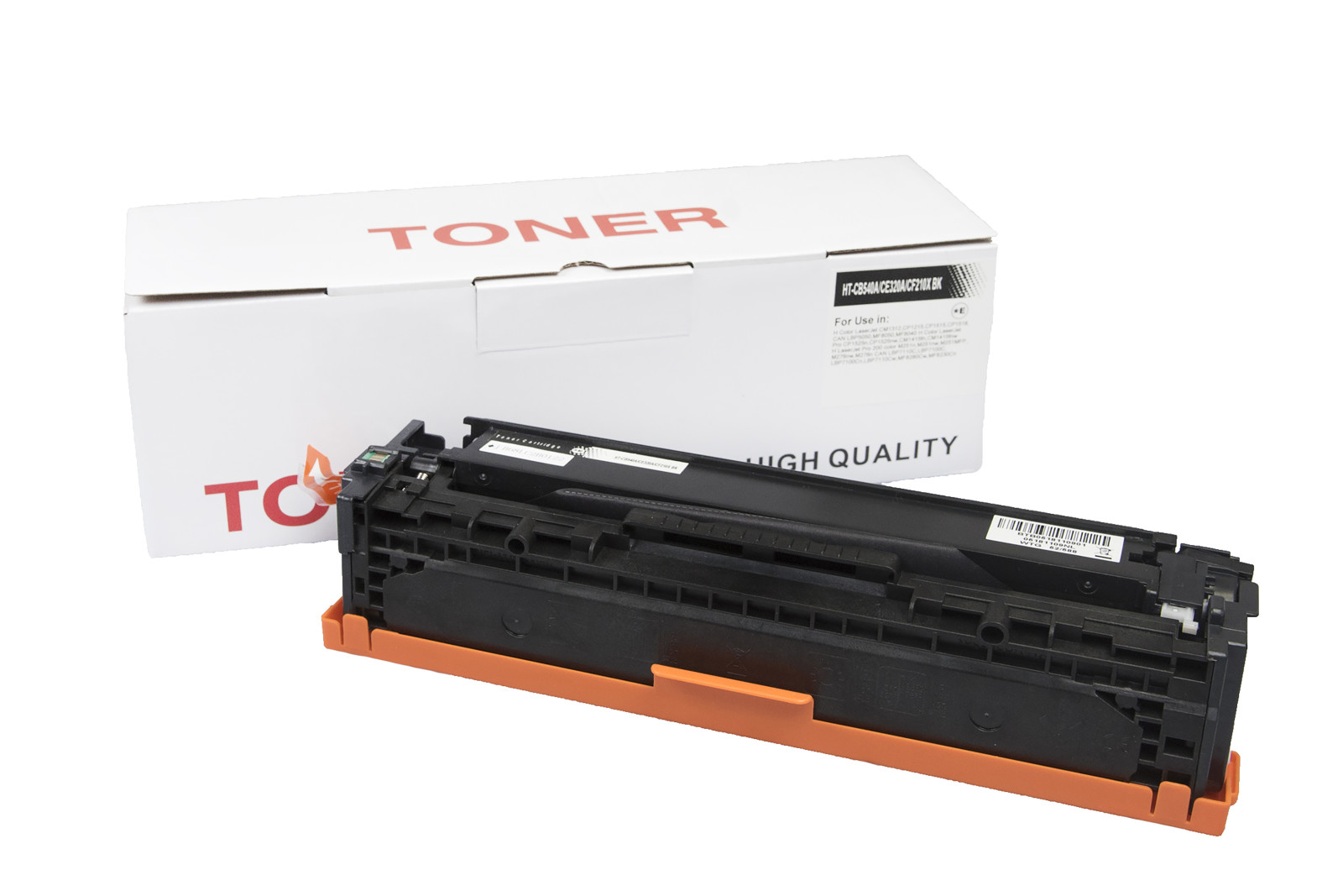 Kompatibilis tonerkazetta töltés CB540A, 125A, CE320A, 128A, CF210X, 131X, 1980B002, CRG716, 6273B002, CRG731H, 2200 lap a HP nyomtatók számára