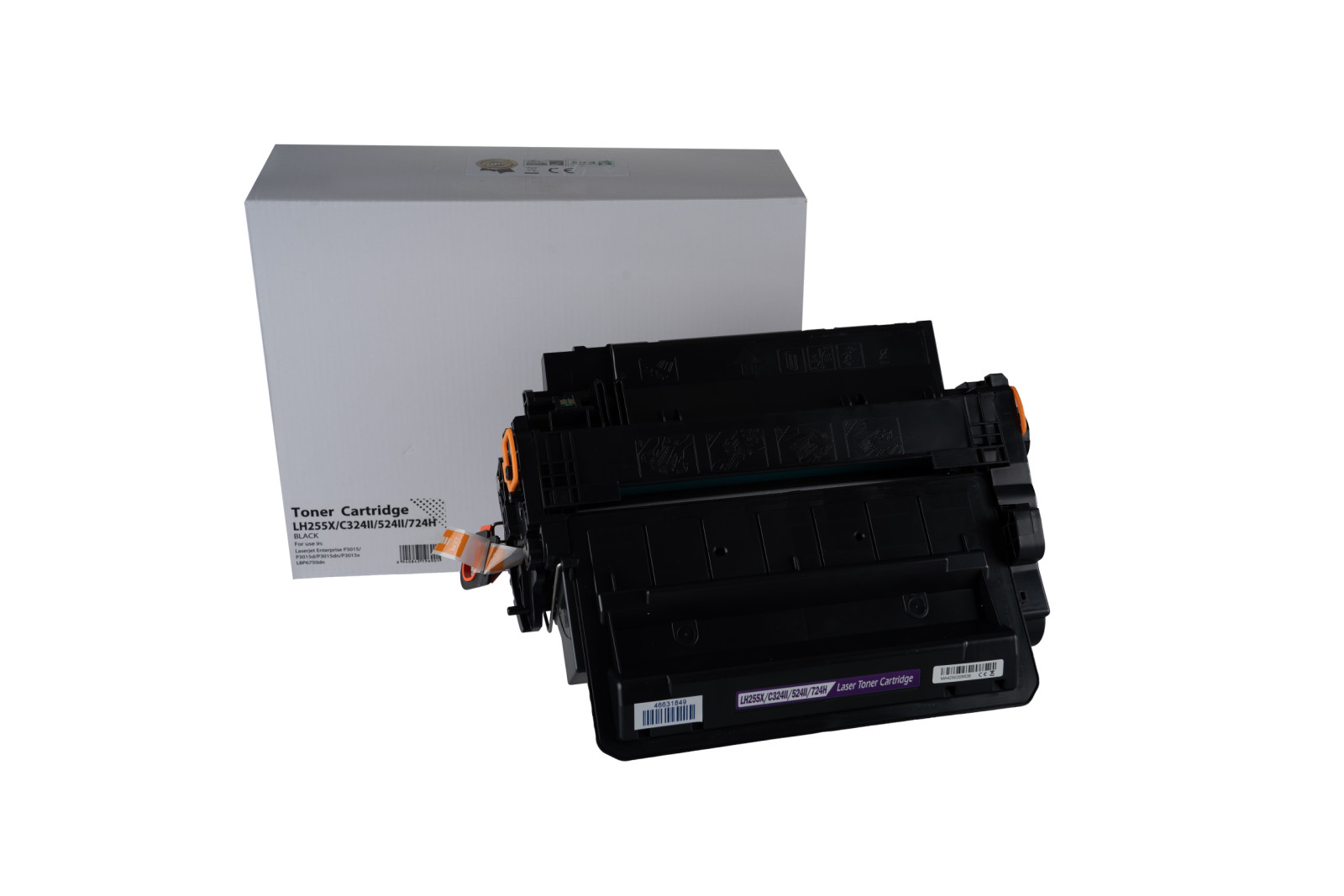 Kompatibilis tonerkazetta töltés CE255X, 55X, 3482B002, CRG724H, 12500 lap a HP nyomtatók számára (Orink white box)