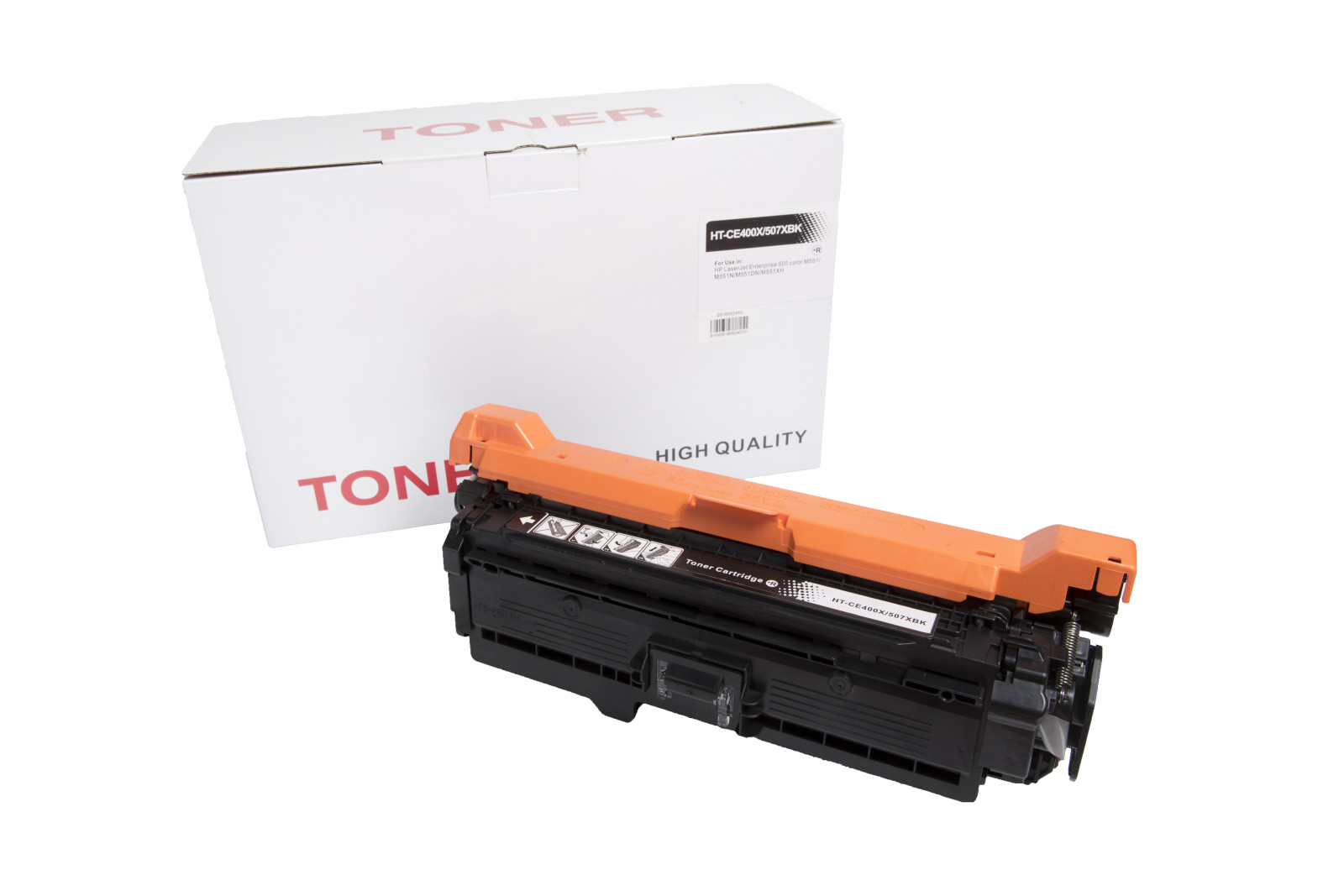 Kompatibilis tonerkazetta töltés CE400X, 507X, CE250X, 504X, 2645B002, CRG723H, 11000 lap a HP nyomtatók számára