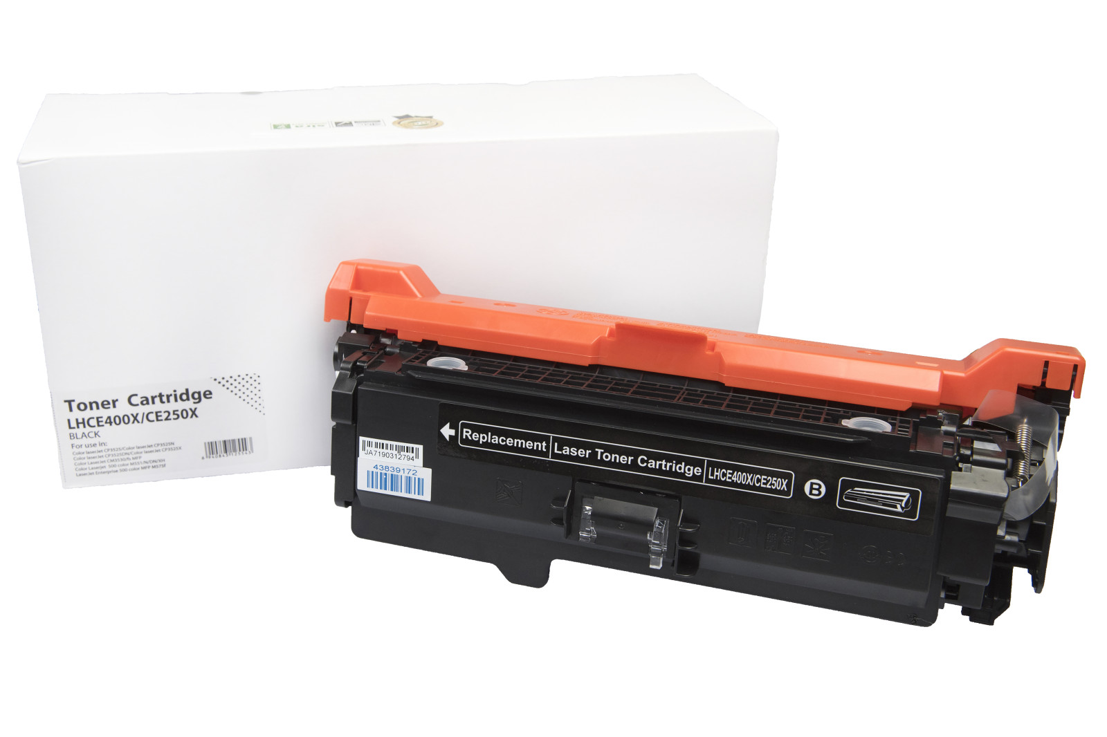 Kompatibilis tonerkazetta töltés CE400X, 507X, CE250X, 504X, 2645B002, CRG723H, 11000 lap a HP nyomtatók számára (Orink white box)
