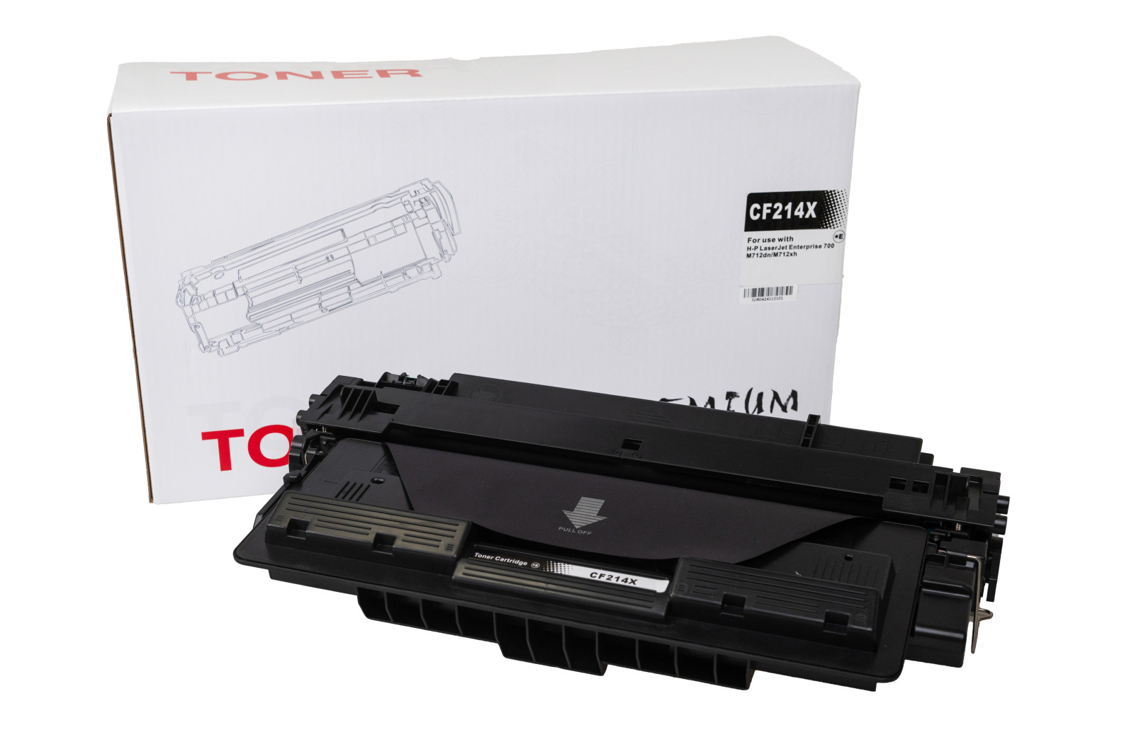 Kompatibilis tonerkazetta töltés CF214X, 14X, 17500 lap a HP nyomtatók számára