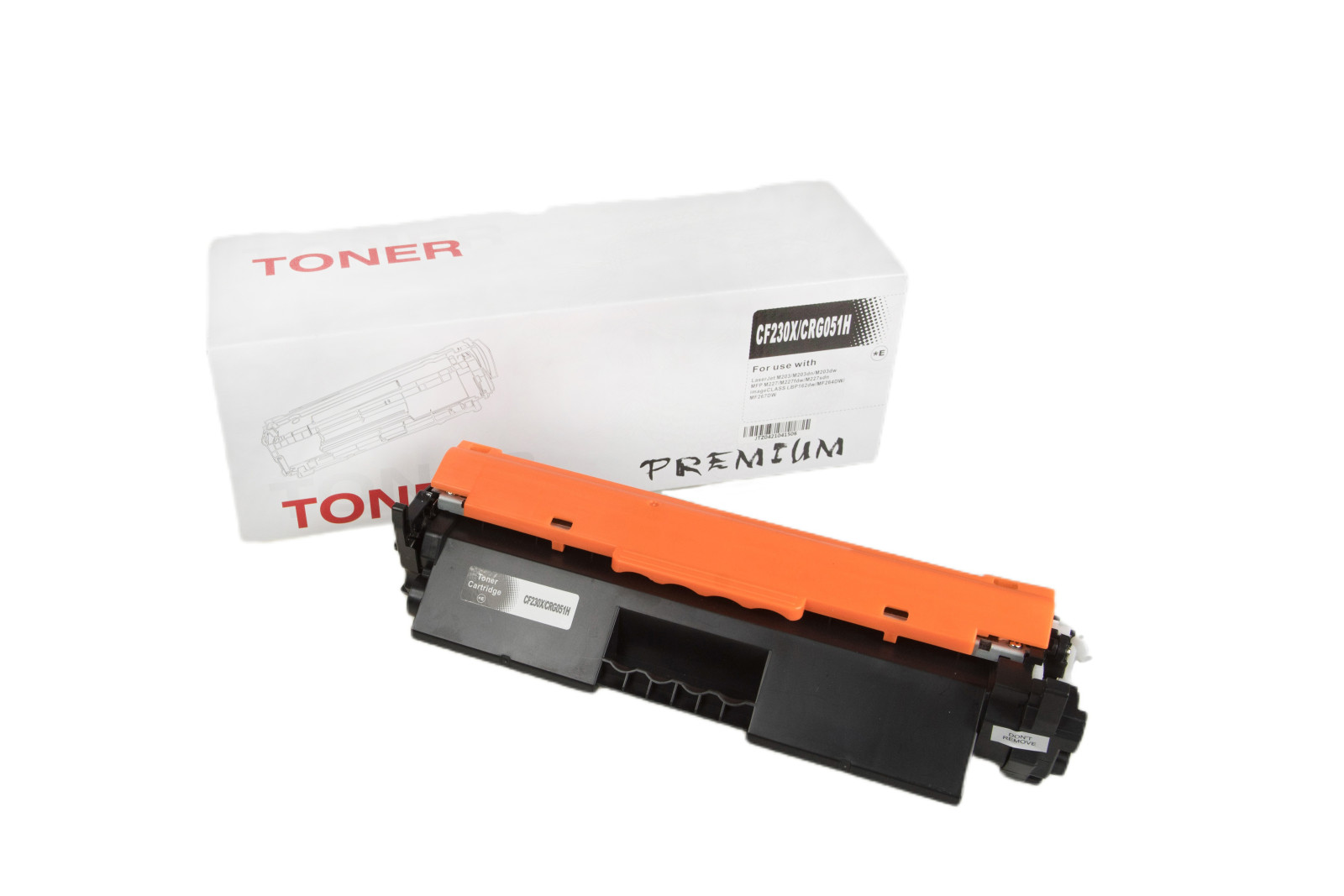 Kompatibilis tonerkazetta töltés CF230X, 30X, 2169C002, CRG051H, 3500 lap a HP nyomtatók számára