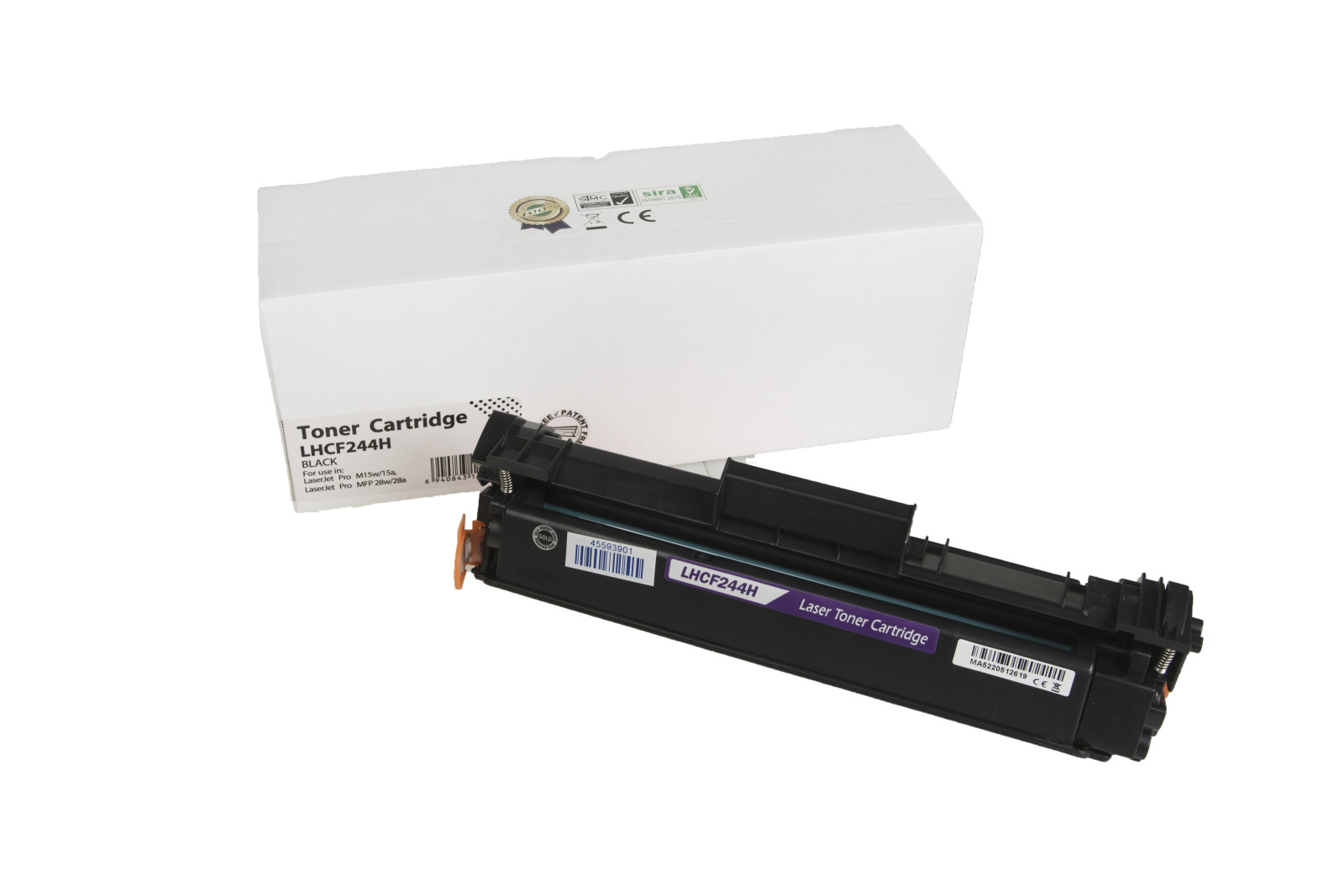 Kompatibilis tonerkazetta töltés CF244A, 44A, CF244X, 2000 lap a HP nyomtatók számára (Orink white box)