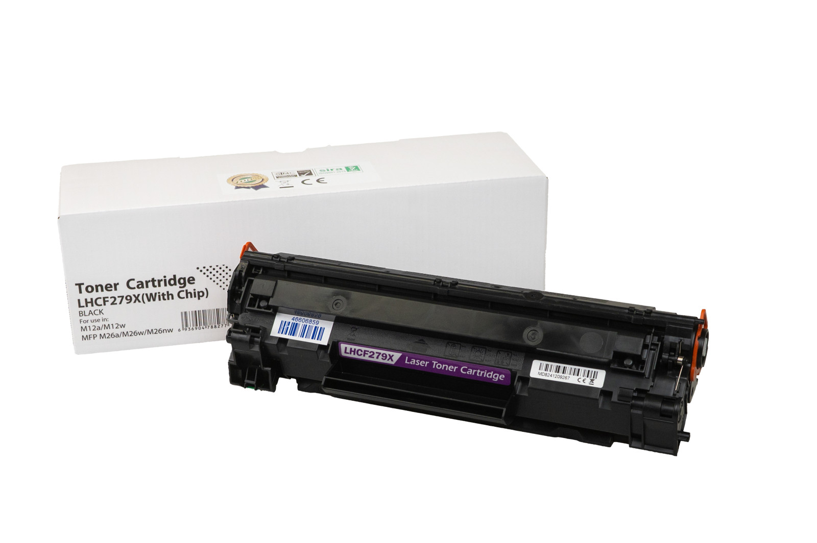Kompatibilis tonerkazetta töltés CF279X, 79X, 2000 lap a HP nyomtatók számára (Orink white box)