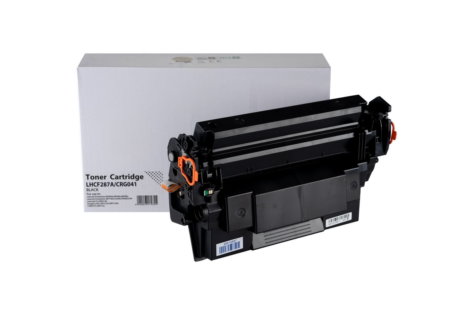 Kompatibilis tonerkazetta töltés CF287A, 87A, CRG041, 0452C002, 9000 lap a HP nyomtatók számára (Orink white box)