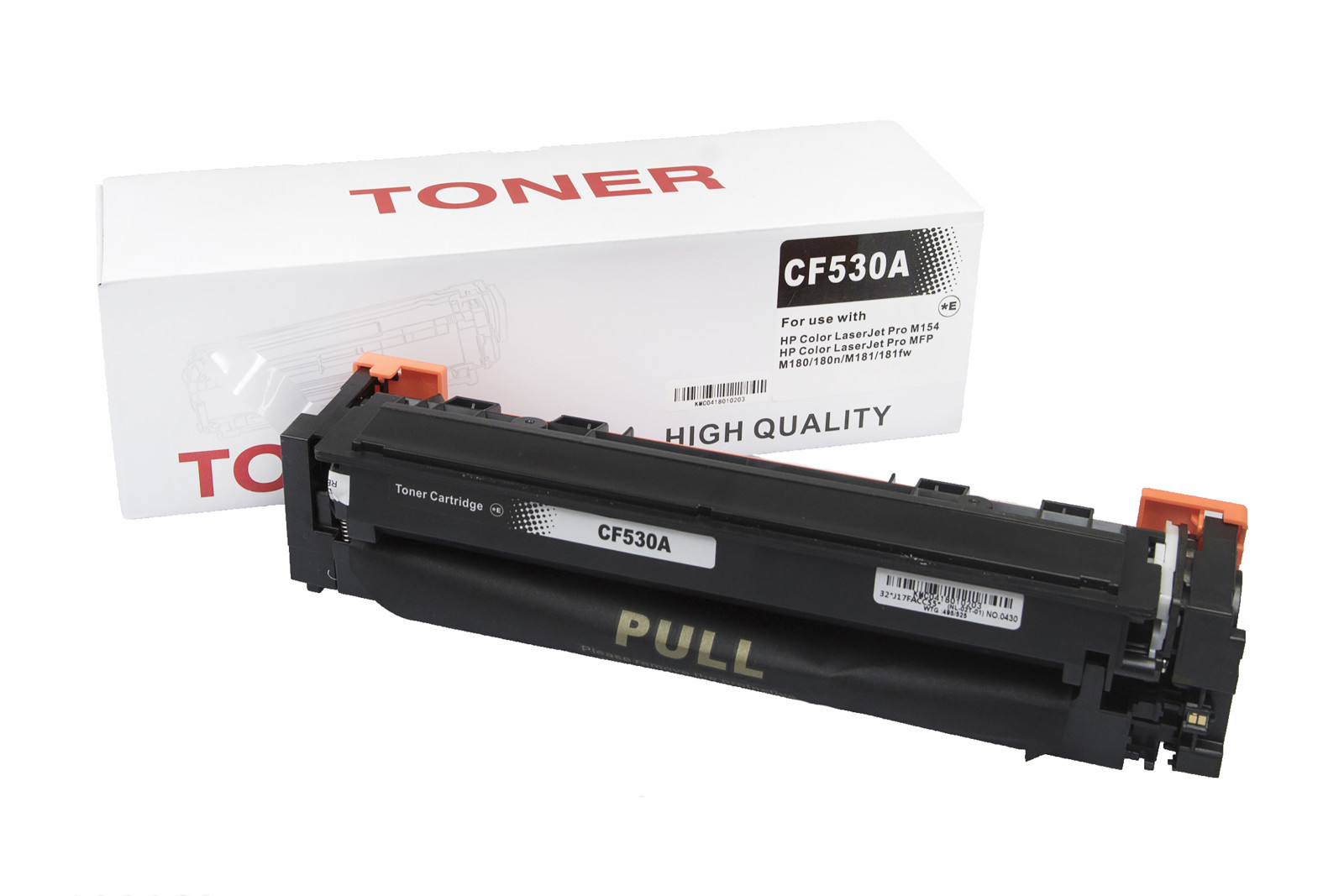 Kompatibilis tonerkazetta töltés CF530A, 205A, 1100 lap a HP nyomtatók számára