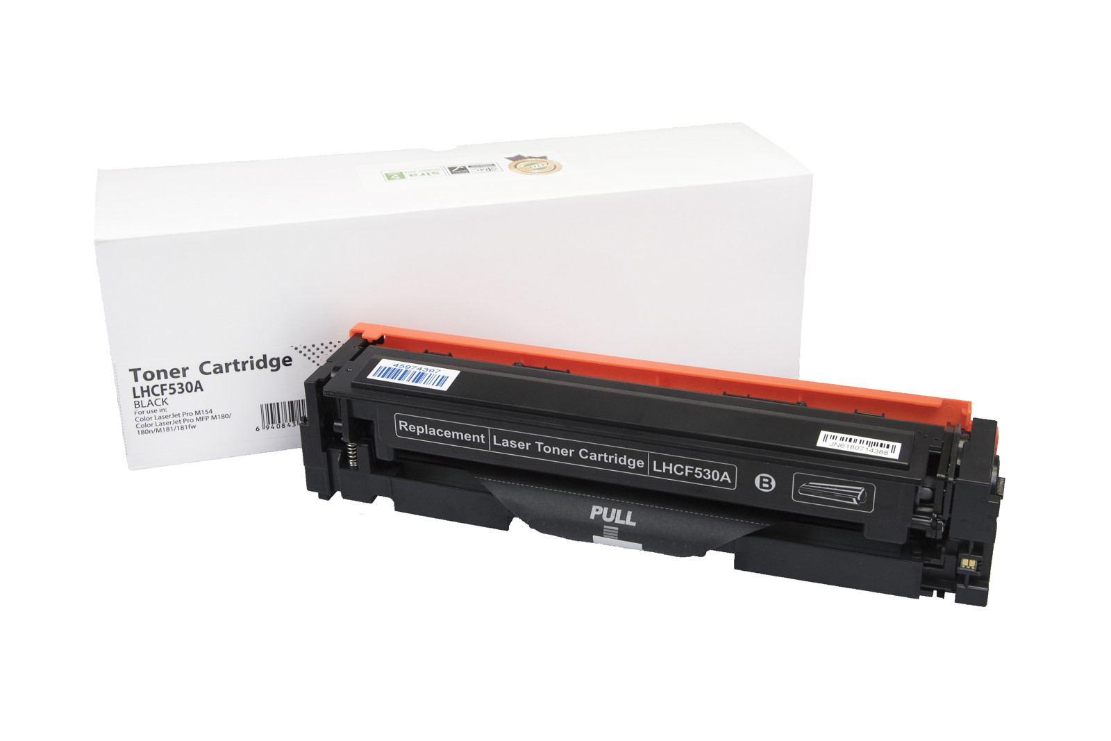 Kompatibilis tonerkazetta töltés CF530A, 205A, 1100 lap a HP nyomtatók számára (Orink white box)