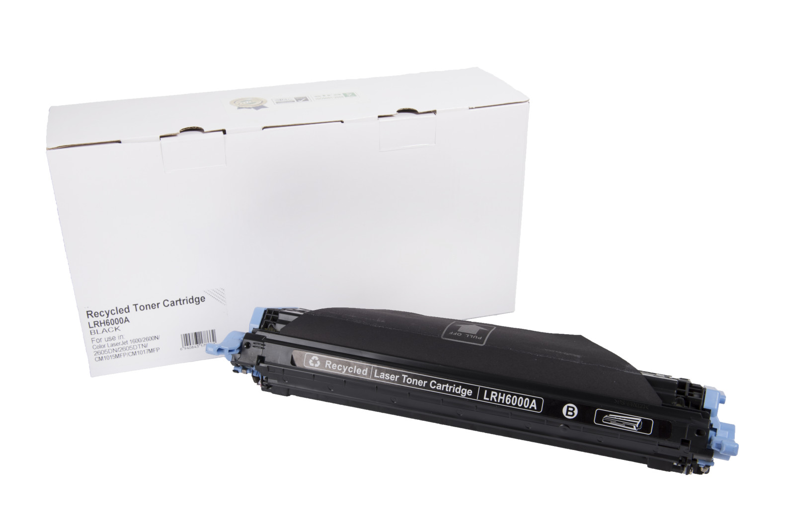 Kompatibilis tonerkazetta töltés Q6000A, 124A, 9424A004, CRG707, 2500 lap a HP nyomtatók számára (Orink white box)
