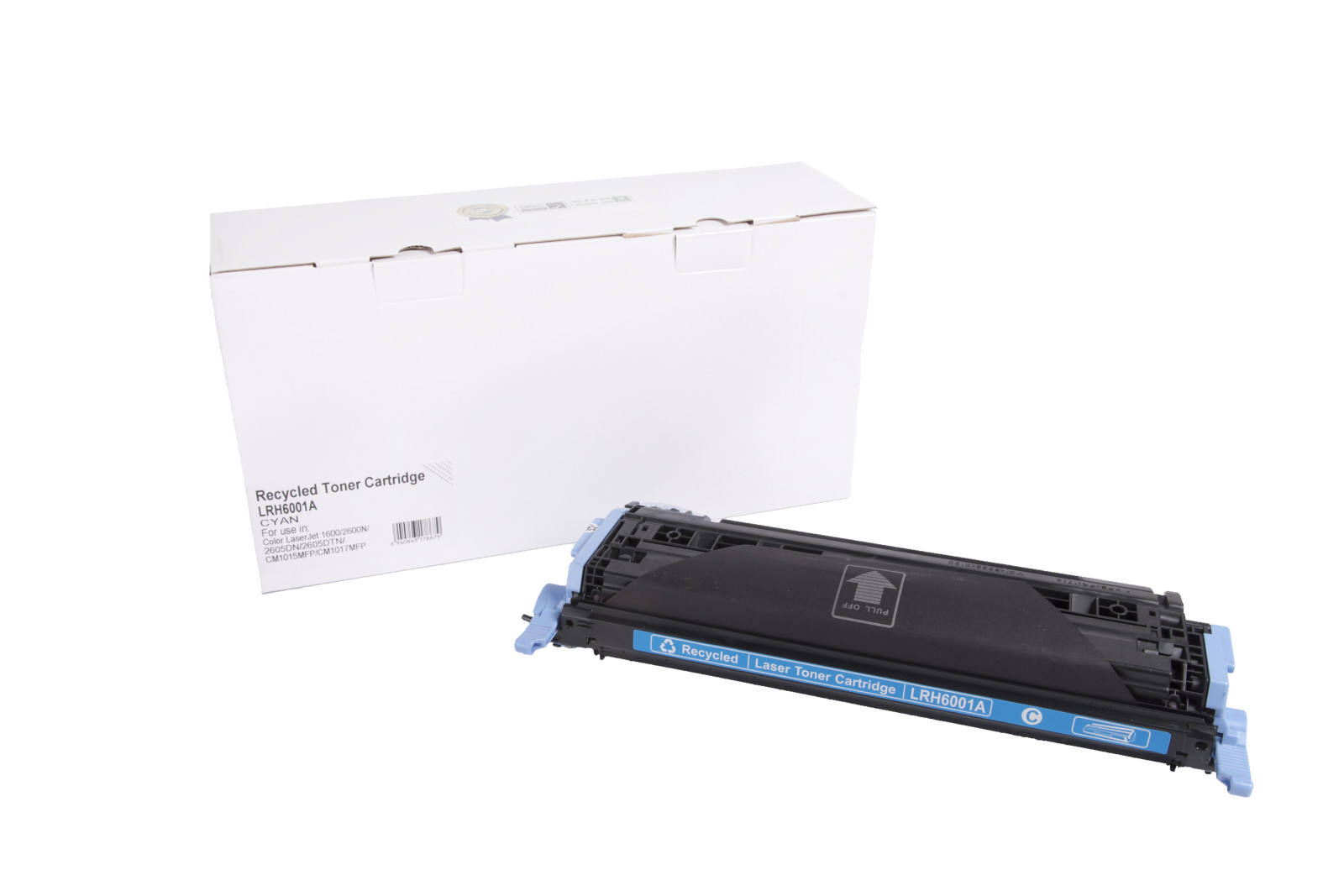 Kompatibilis tonerkazetta töltés Q6001A, 124A, 9423A004, CRG707, 2000 lap a HP nyomtatók számára (Orink white box)